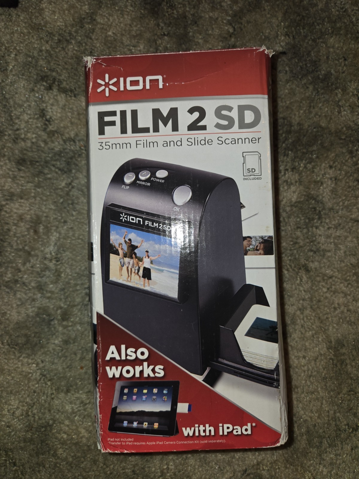 Ion Film 2 SD Plus 35mm Film Slide Scanner Converter