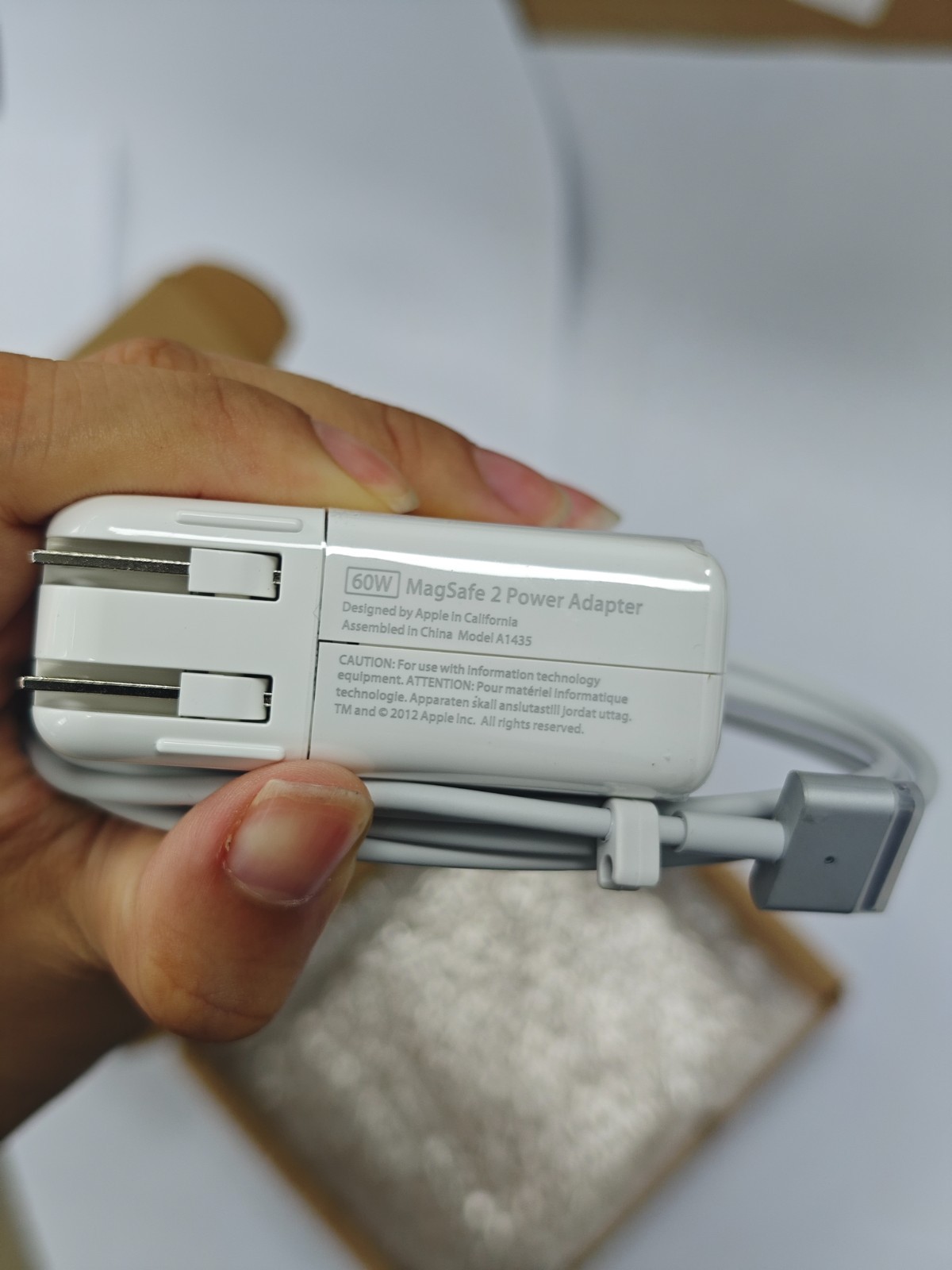 Genuine 60W MagSafe 2 T-Tip Power Adapter Charger For MacBook Pro Retina 13" OEM