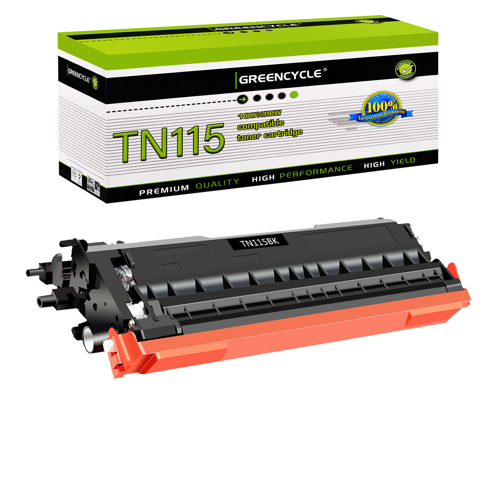 TN115 Black & Color Toner Set Fit for Brother MFC-9840CDW DCP-9045CDN DCP-9040CN