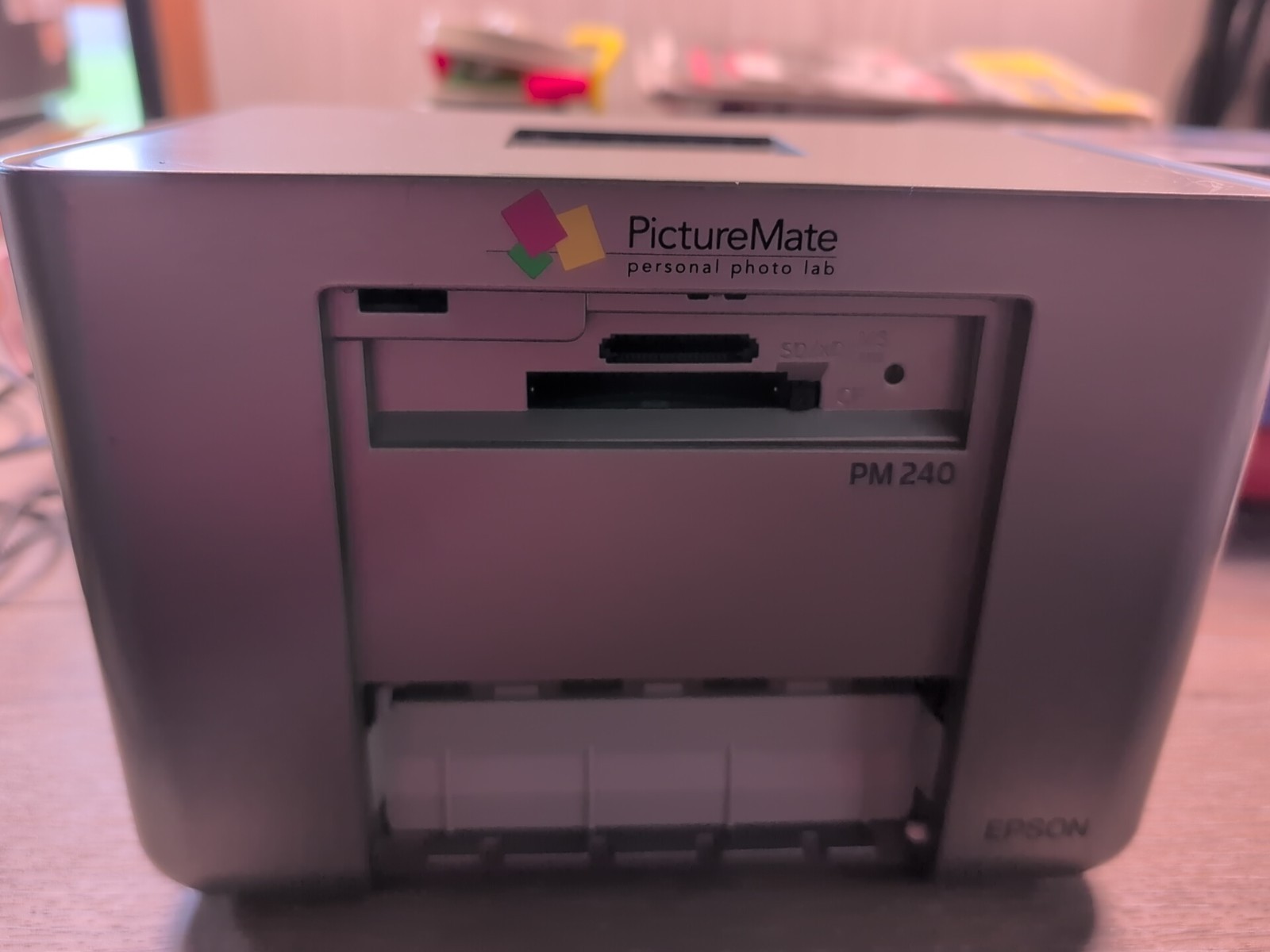 Epson PictureMate Snap PM 240 Portable Inkjet Color Photo Printer