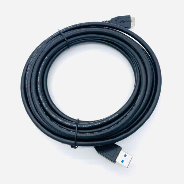 15Ft USB 3.0 DATA Charging Cable for BUFFALO PORTABLE EXTERNAL HARD DRIVE HDD