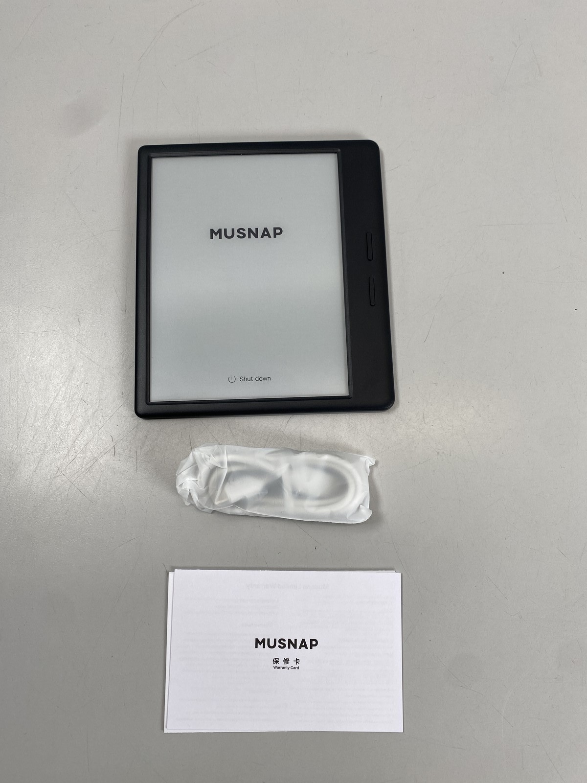 Musnap Ocean 64GB 4GB 7”eBook Reader Supports Handwriting, 7”E-Ink Paper Tablet