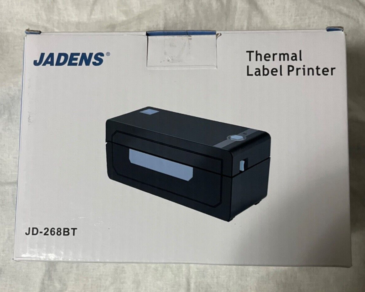 JADENS Bluetooth Thermal Label Printer - 4x6  Printer JD 268BT OPEN BOX