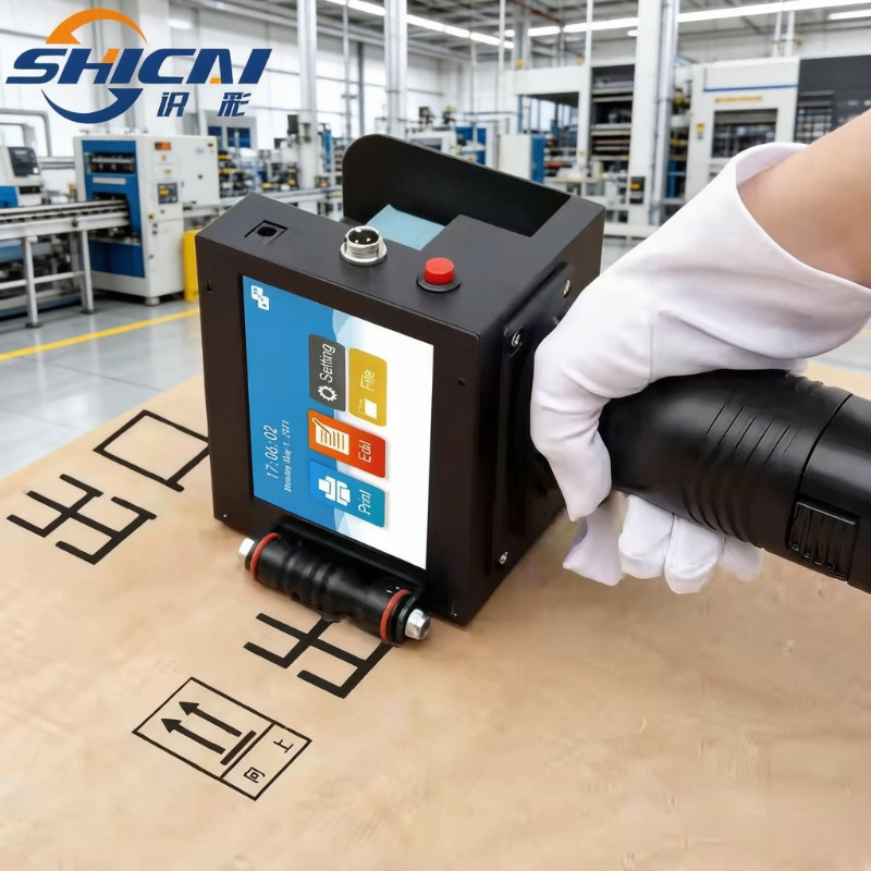 50mm Handheld Inkjet Marking Machine for Wood Panel Plywood Date Code