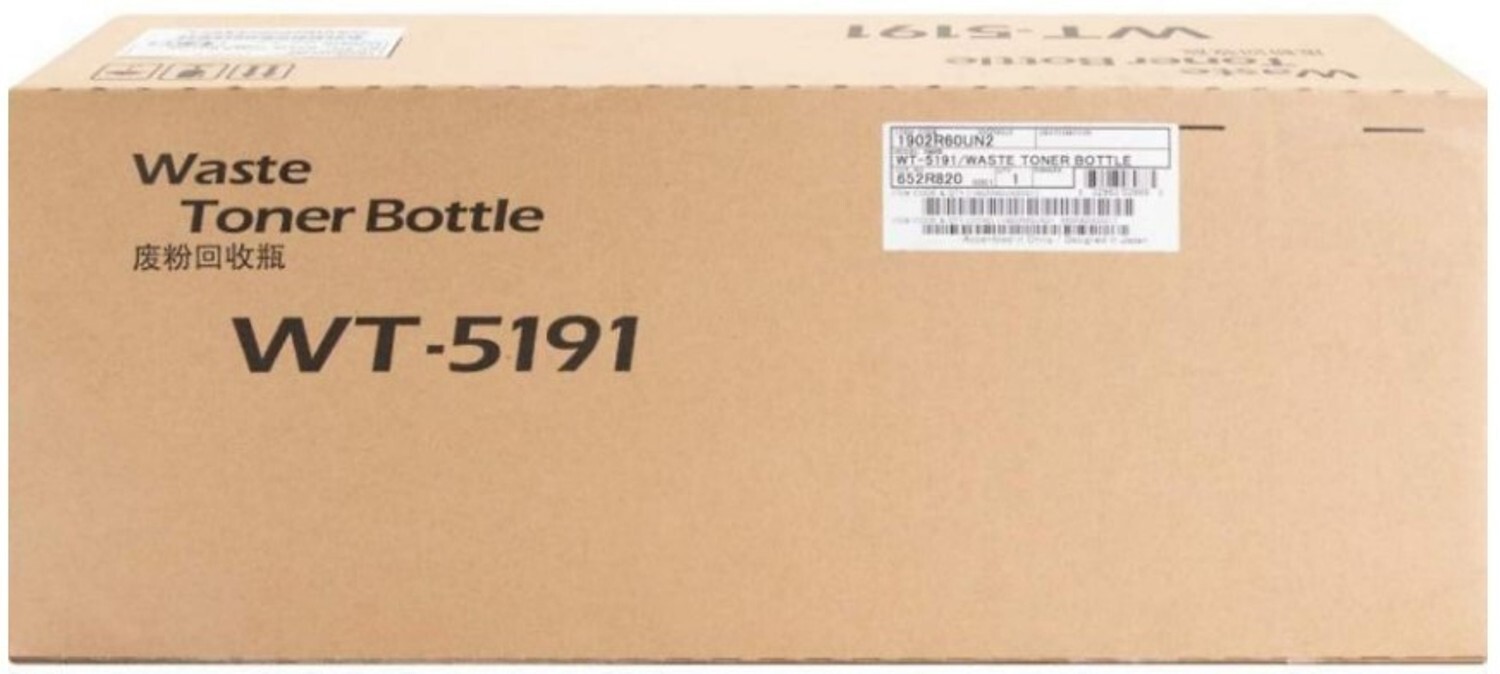 Kyocera 1902R60UN2 Model WT-5191 Waste Toner Bottle, Up to 44000 Pages Yield