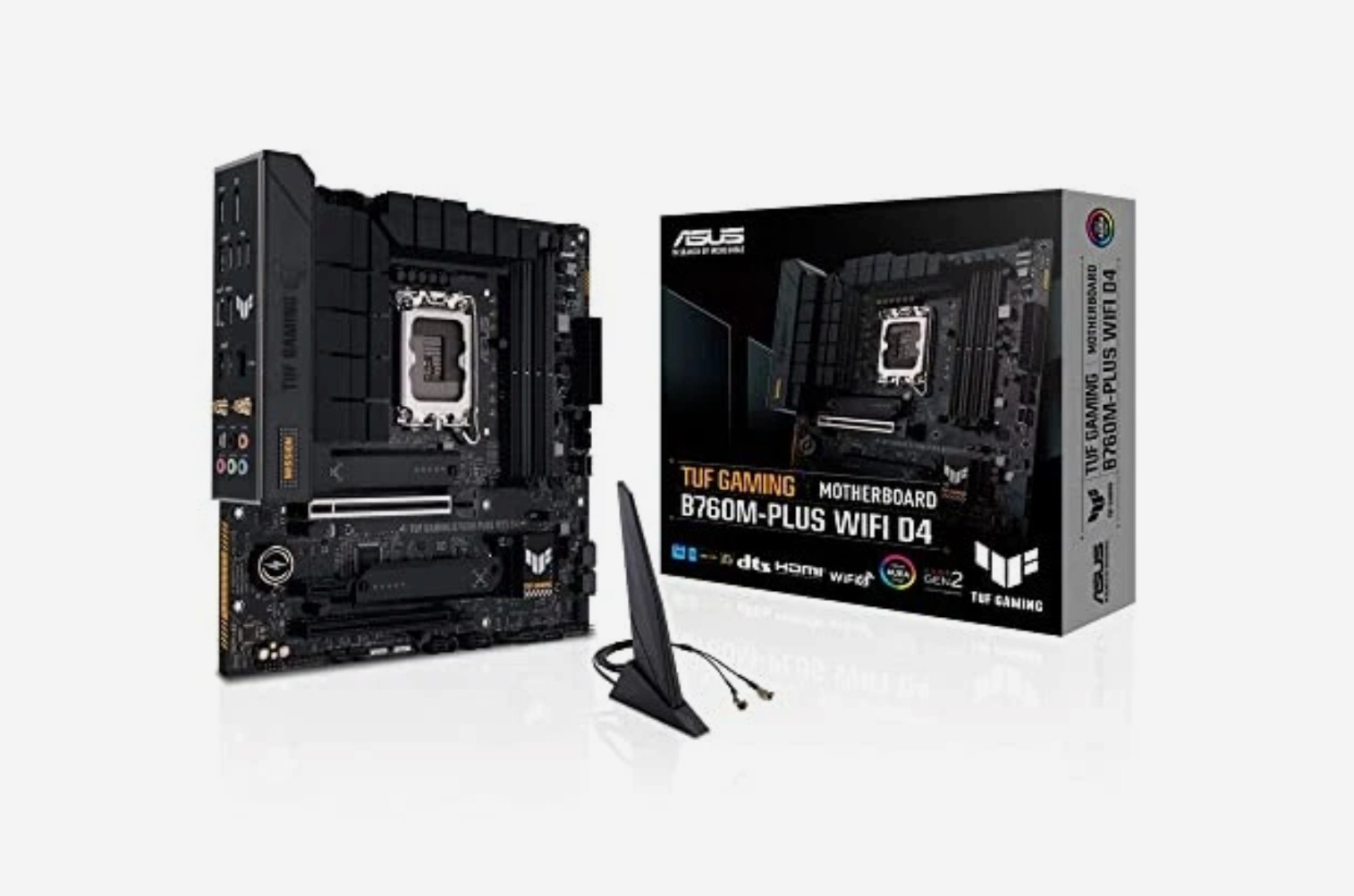 ASUS TUF GAMING B760M-PLUS WIFI D4 LGA1700 MicroATX