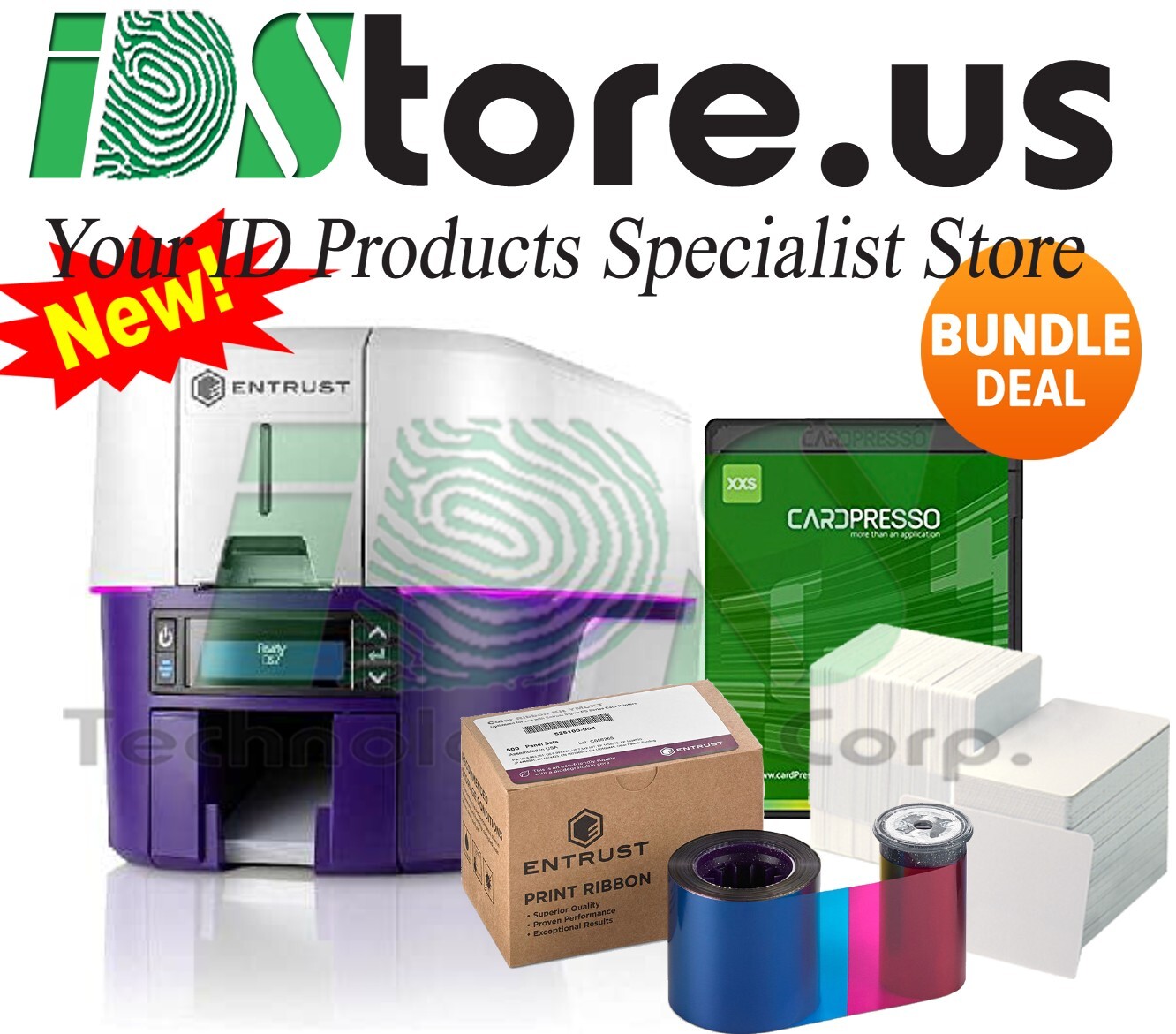 Entrust (Datacard) Sigma DS2 Dual Side ID Card Printer Replaces SD360 Duplex