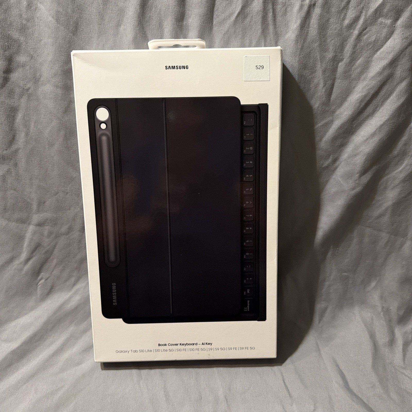 SAMSUNG Galaxy Tab S9 S9FE S10FE FE Cover Keyboard Black