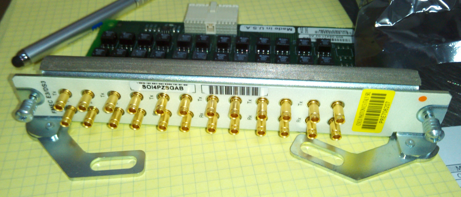 Cisco ONS 15454 15454E-E3DS3-FMEC 12-Port E3 DS3 FMEC Network Module 