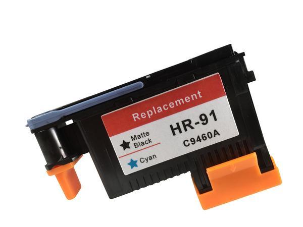 Replacement for HP 91 Matte Black & Cyan Printhead C9460A Print head