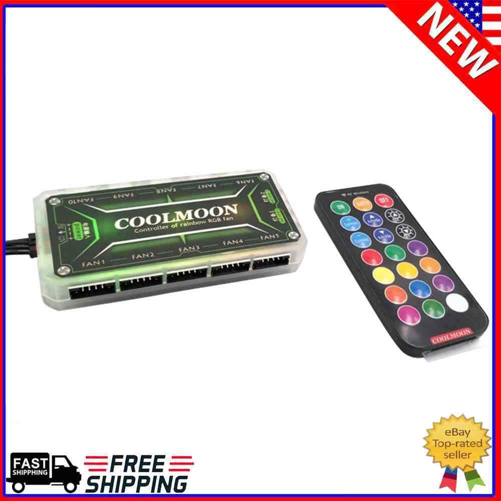 COOLMOON RGB Remote Controller DC12V 5A LED Color Intelligent Control Dimmer