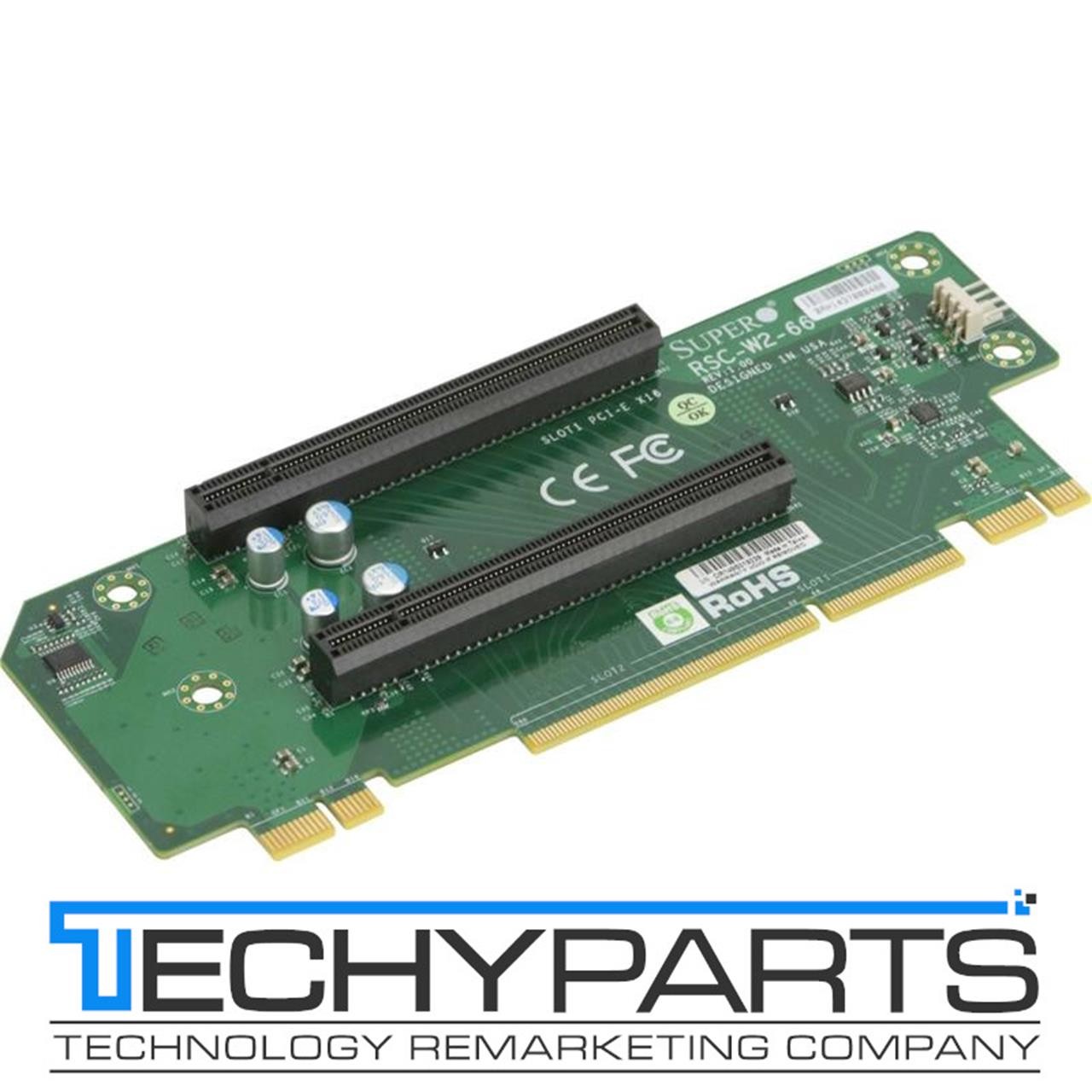 SUPERMICRO RSC-W2-66 2U LHS WIO 2x PCI-Express 3.0 x16 Riser Card