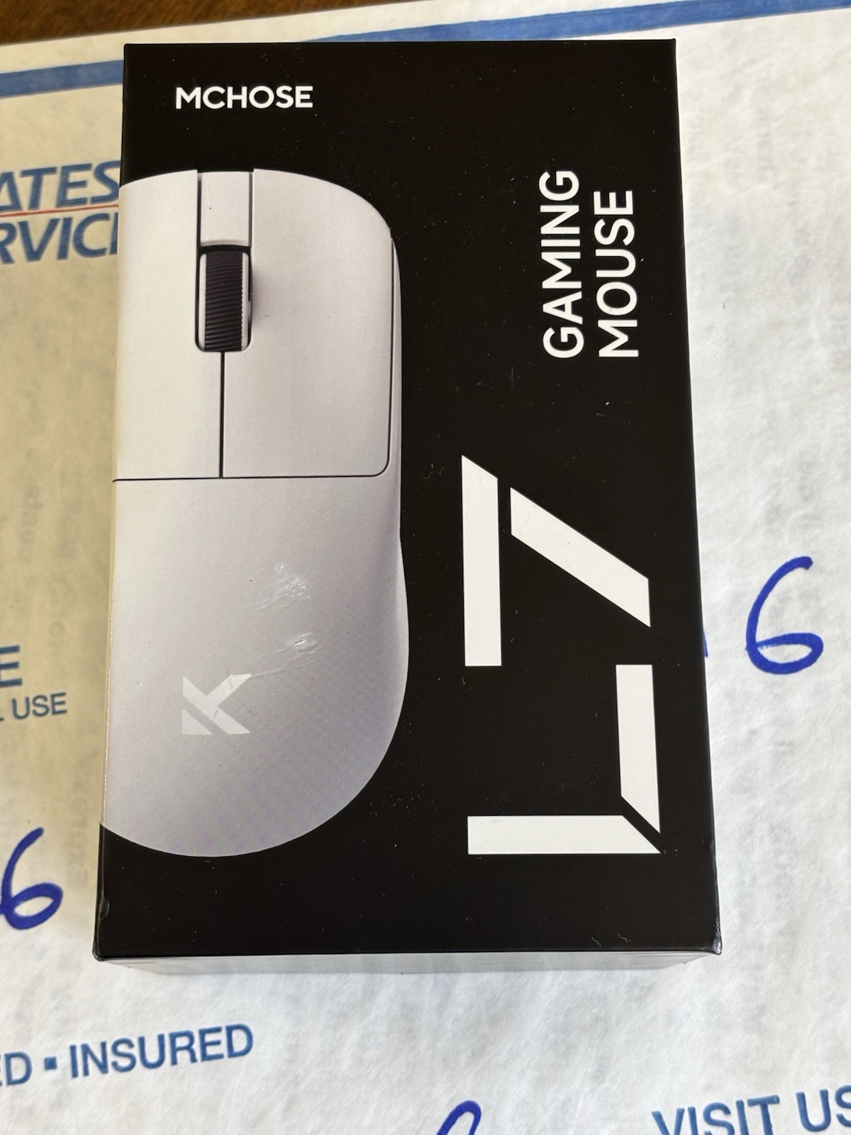 McHose L7 Pro Gaming Mouse Wireless Used
