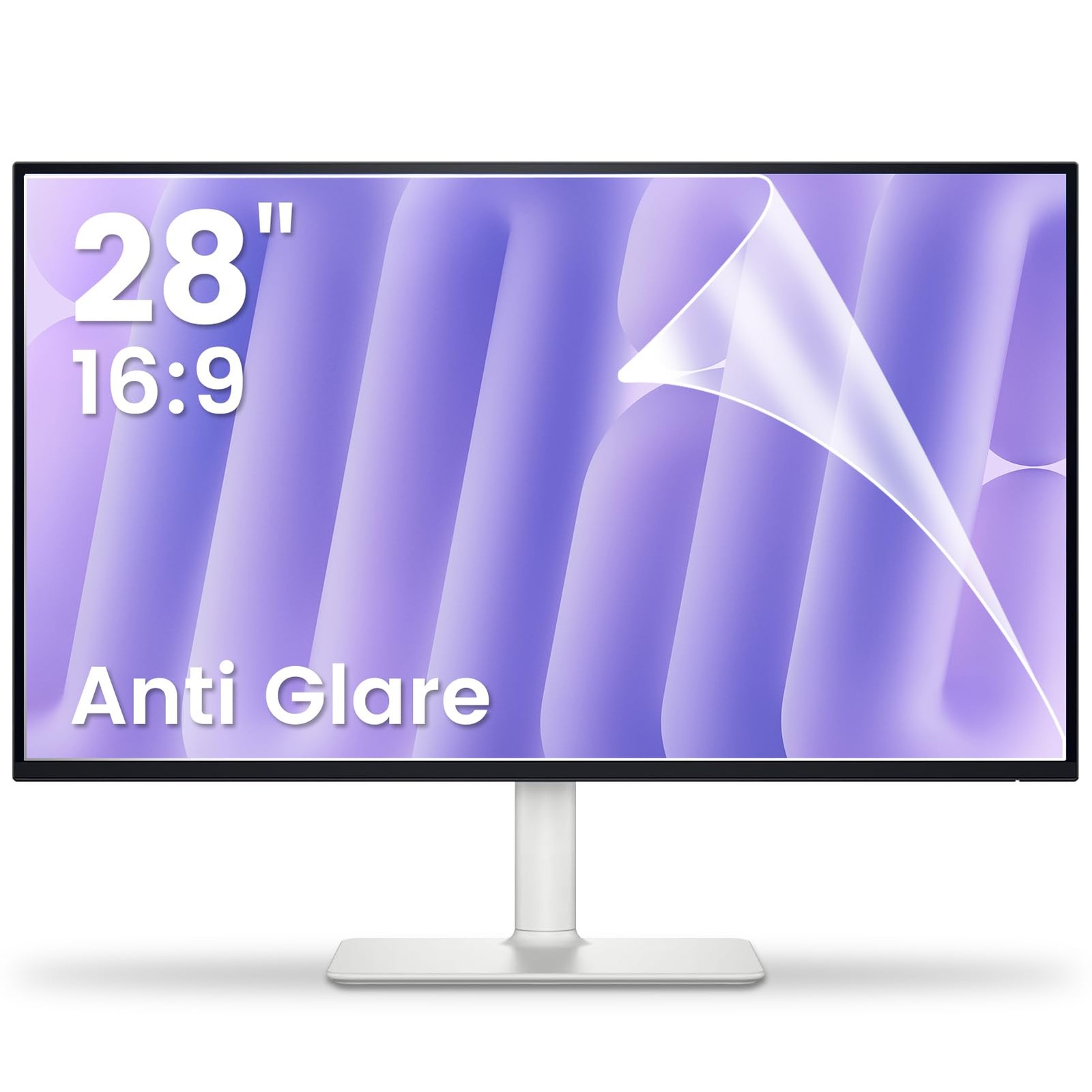 2-Pack 28 inch 16:9 Matte Anti Glare Computer Screen Cover, Anti Glare Eye Pr...