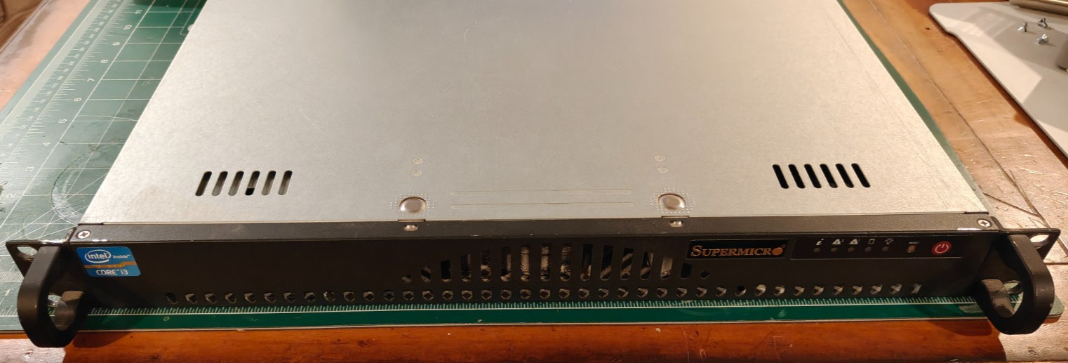 Supermicro Server CSE-512L-200B 1U Chassis with X9SCL-F Core i3-2100 8GB 220W
