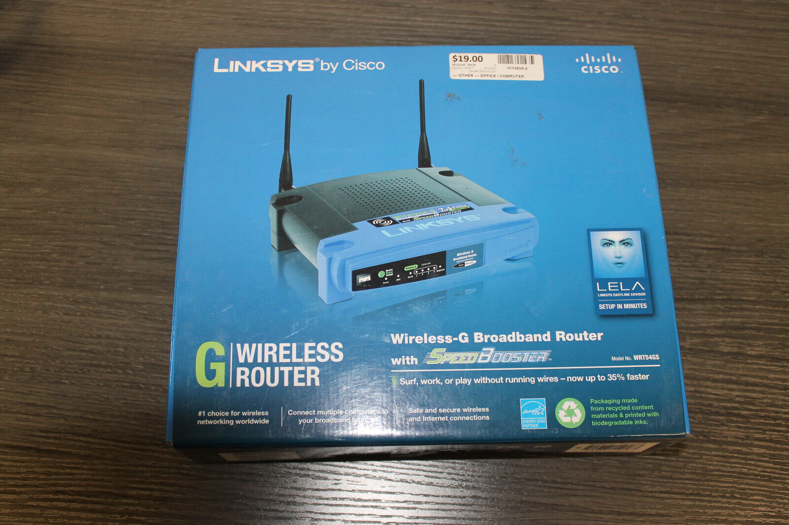 Linksys WRT54GS 54 Mbps 4-Port 10/100 Wireless G Router Still In Original Wrap 