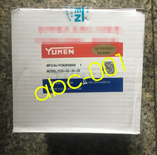 1PC New Yuken FCG-02-30-30 Control Valve Brand