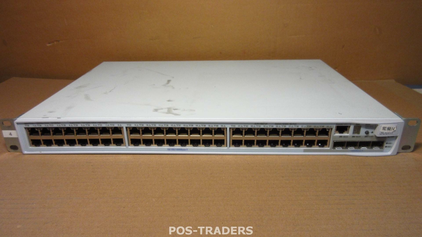3Com 3CR17662-91 4200G 48 Port Gigabit Network Switch INCL 1X 3CXENPAK95 MODULE