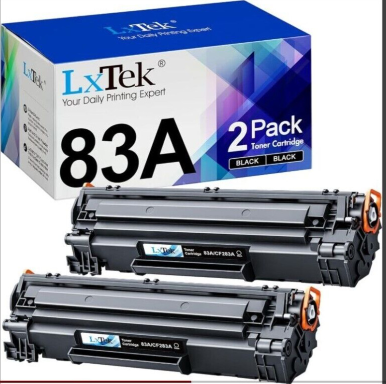 Lxtek Compatible Toner Cartridge Replacement For Hp 83A Cf283A To Use With Laser