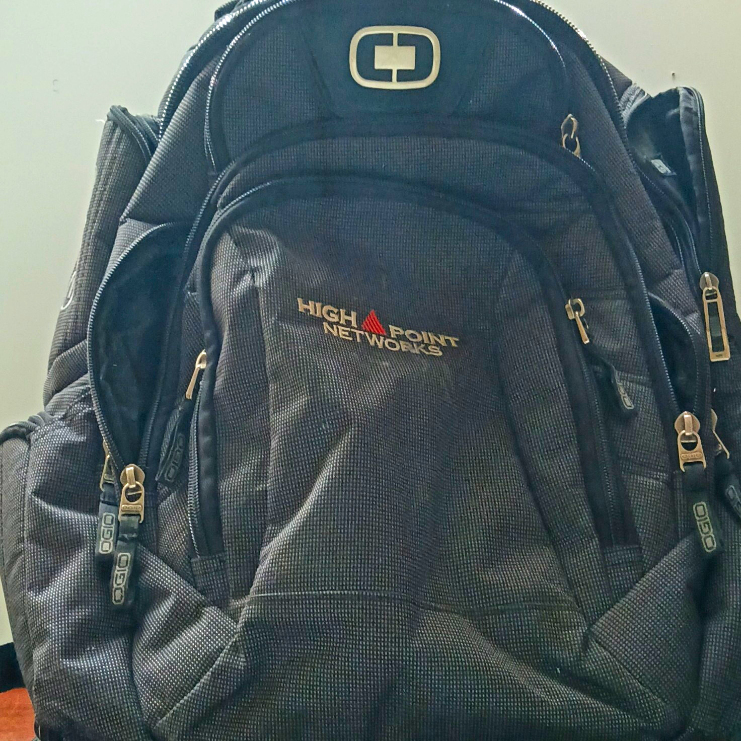 OGIO Renegade RSS Padded 17in Laptop Backpack, Black/Gray Polyester