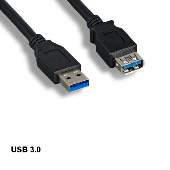 3 feet Spuer Speed USB 3.0 A Extension Cord 5Gbps Sync Charge Male to Female