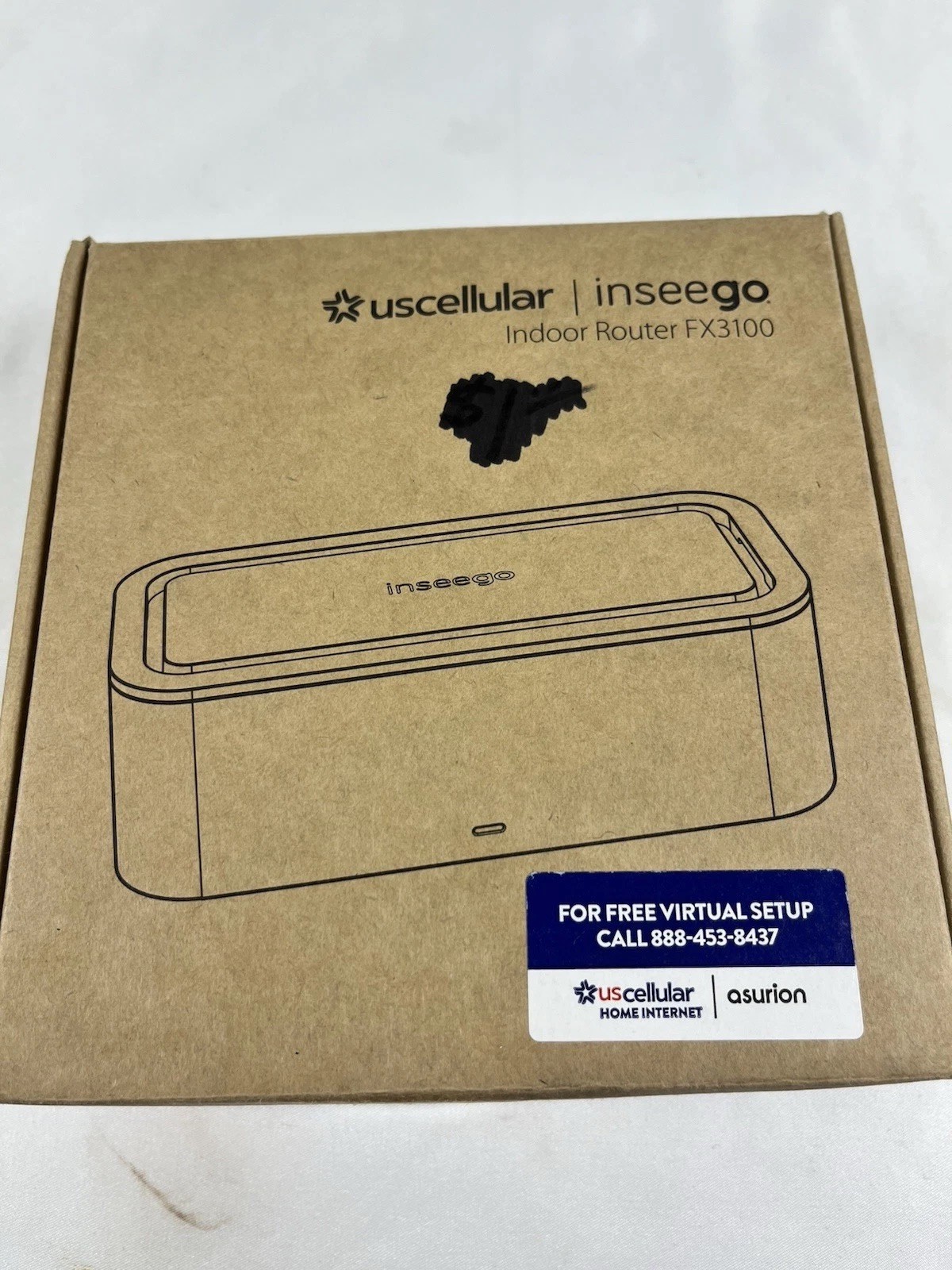 Inseego Wavemaker FX3100-1 5G WiFi 6 Router US Cellular w/ Adapter & Box