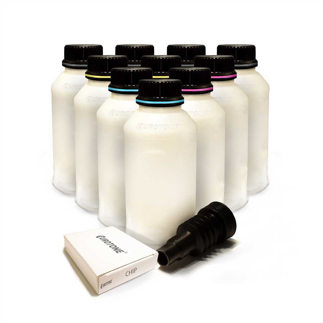 10X Refill Toner + Chips For Xerox 6400XFM WC6400S 6400SM WC6400XM CMYK