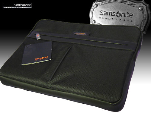 SAMSONITE Black LABEL OPTO Exclusive Executive LAPTOP SLEEVE Case Black 19" NEW