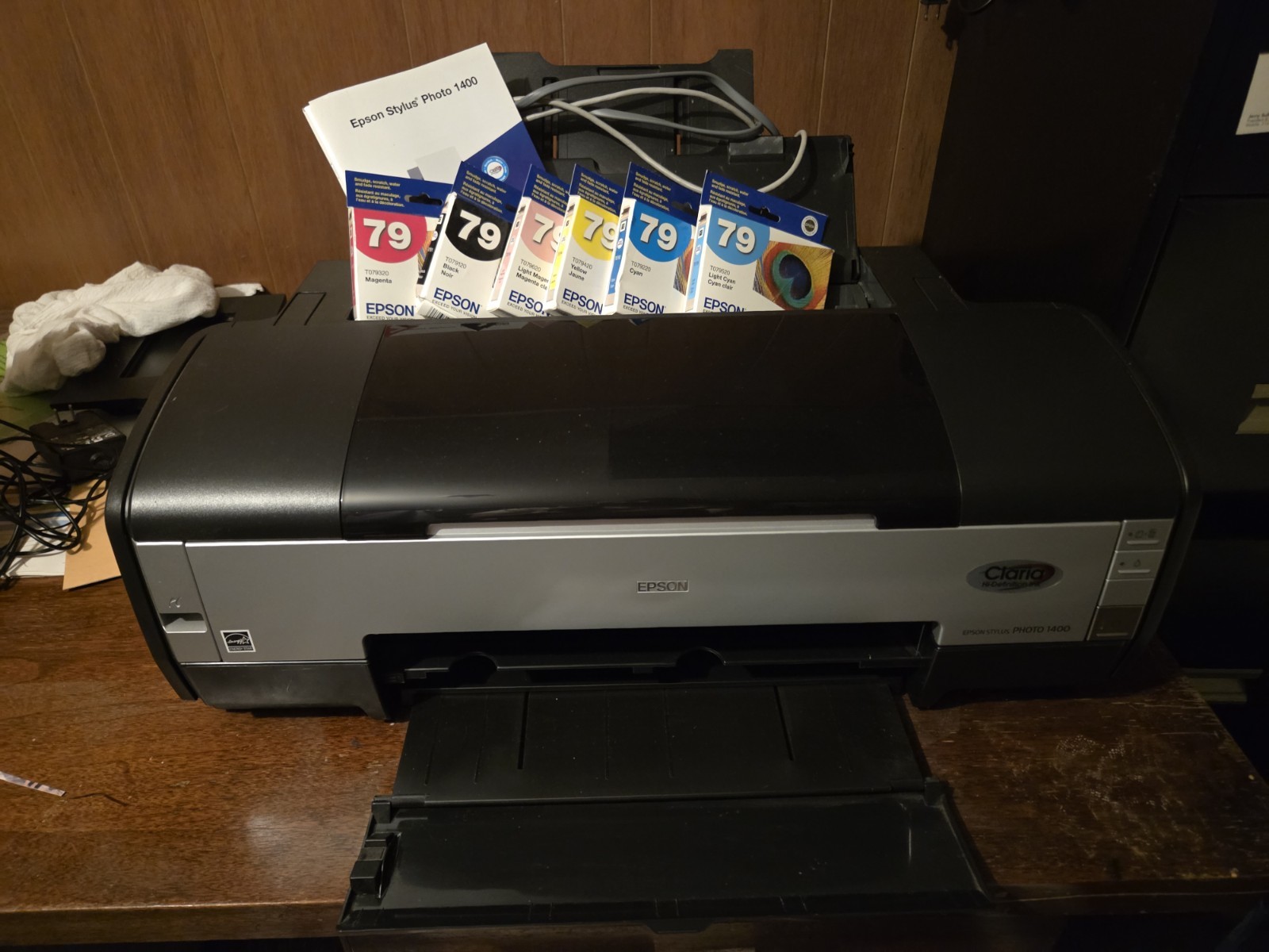 Epson Stylus Photo 1400 Claria Wide Printer with Ink High-Definition