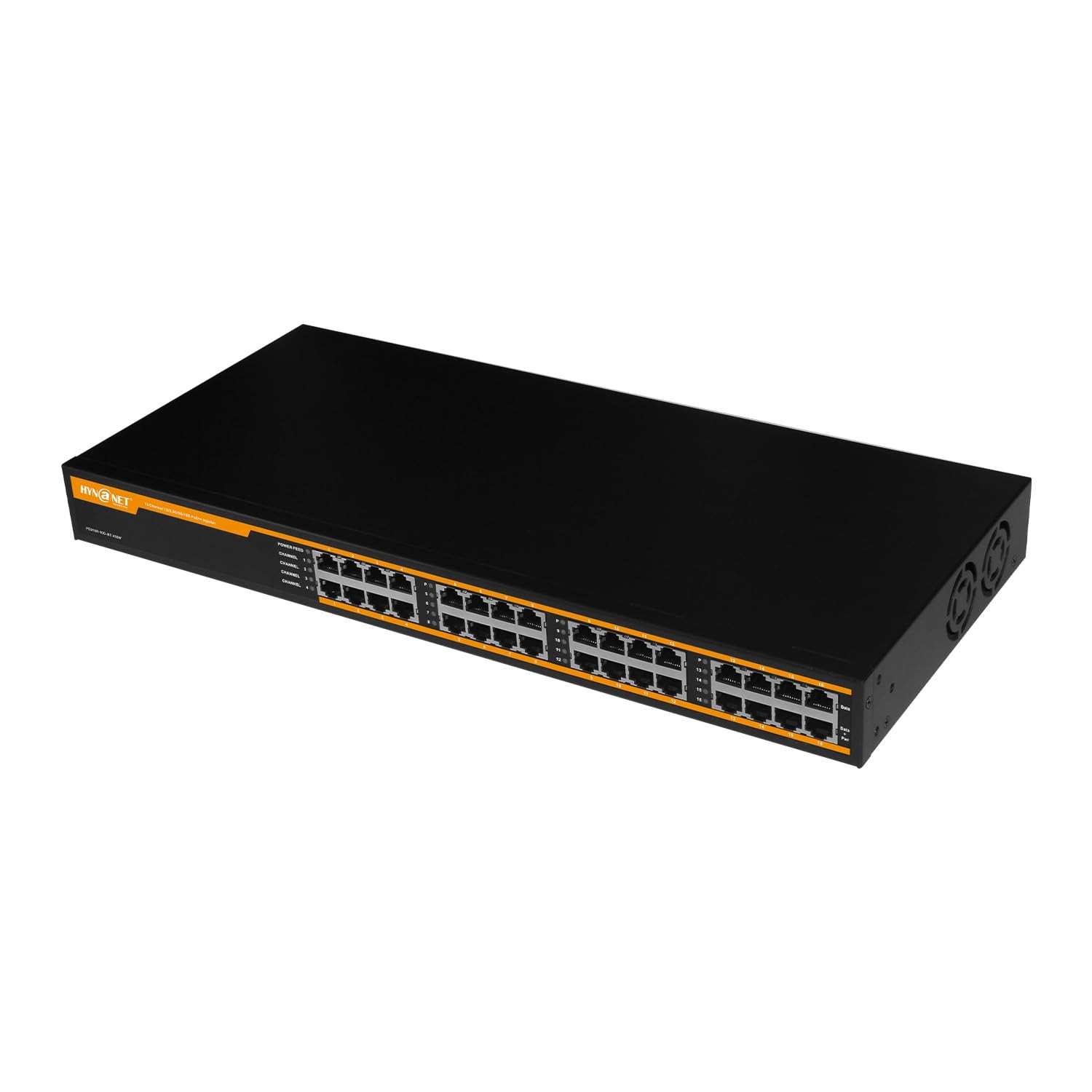 HYN@NET 16 Port 802.3bt 10G PoE++ Injector, 16 90W PoE++@450W,...