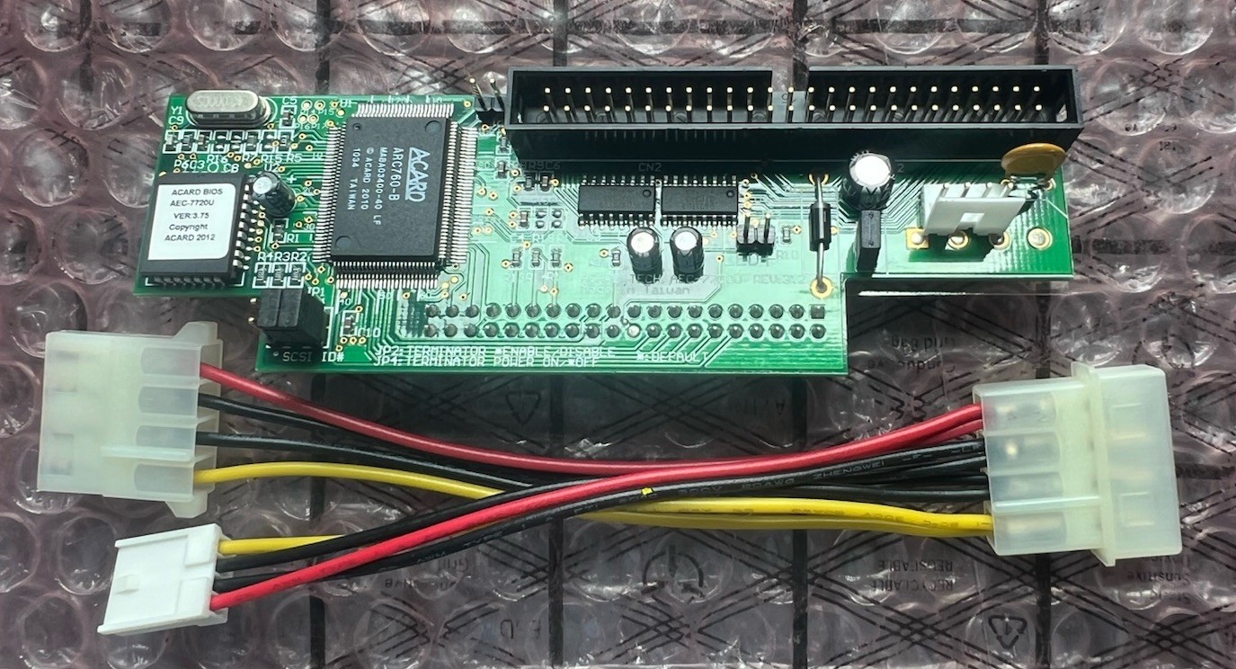 ACARD AEC-7720U SCSI to IDE ADAPTER