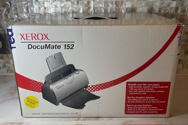 Xerox DocuMate 152 Pass-Through Scanner 