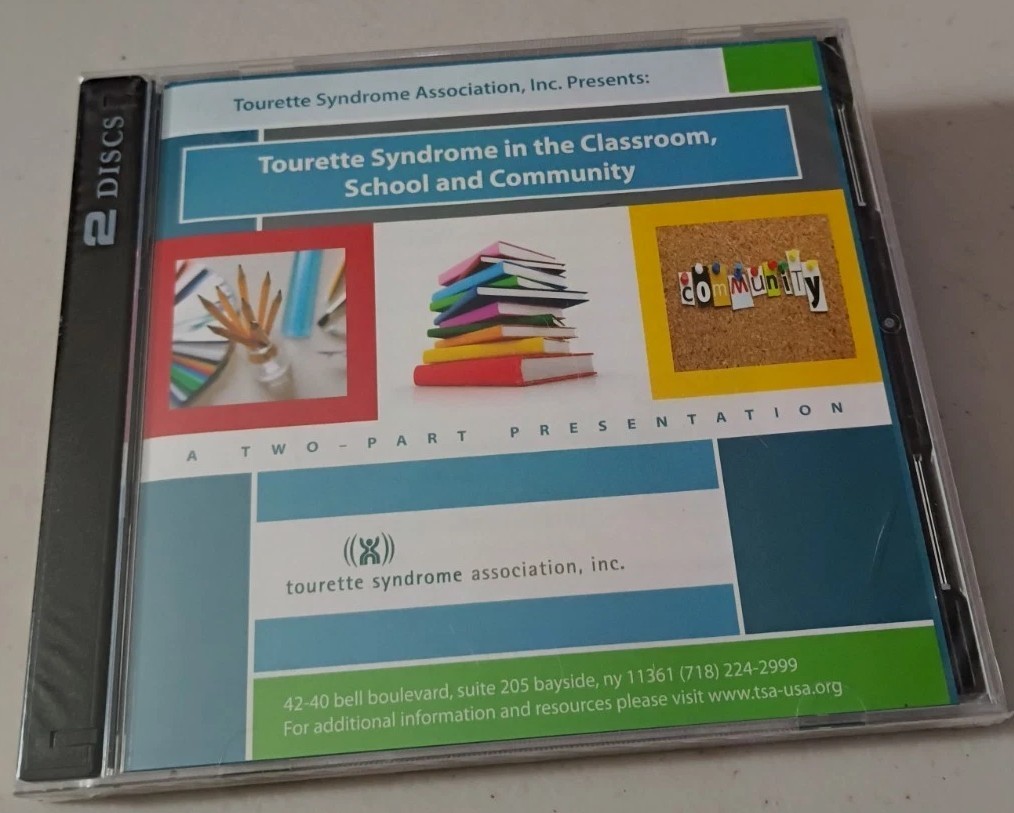 TOURETTE SYNDROME in the Classroom, School & Community 2 Disc DVD-ROM NEW SEALED