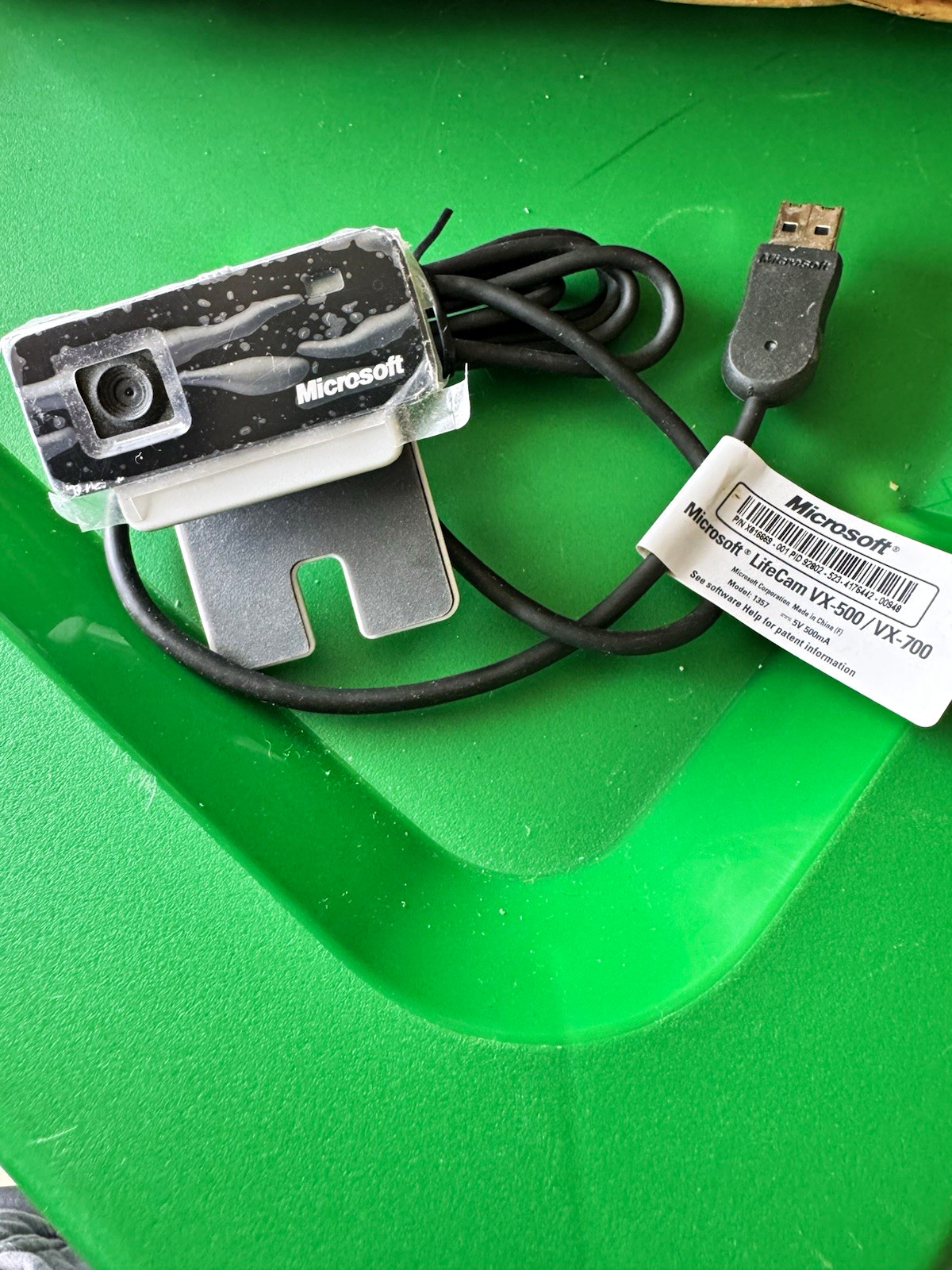 Microsoft LifeCam VX-500/VX-700 USB 2.0 Webcam 30fps 640x480 Mic Clip-On