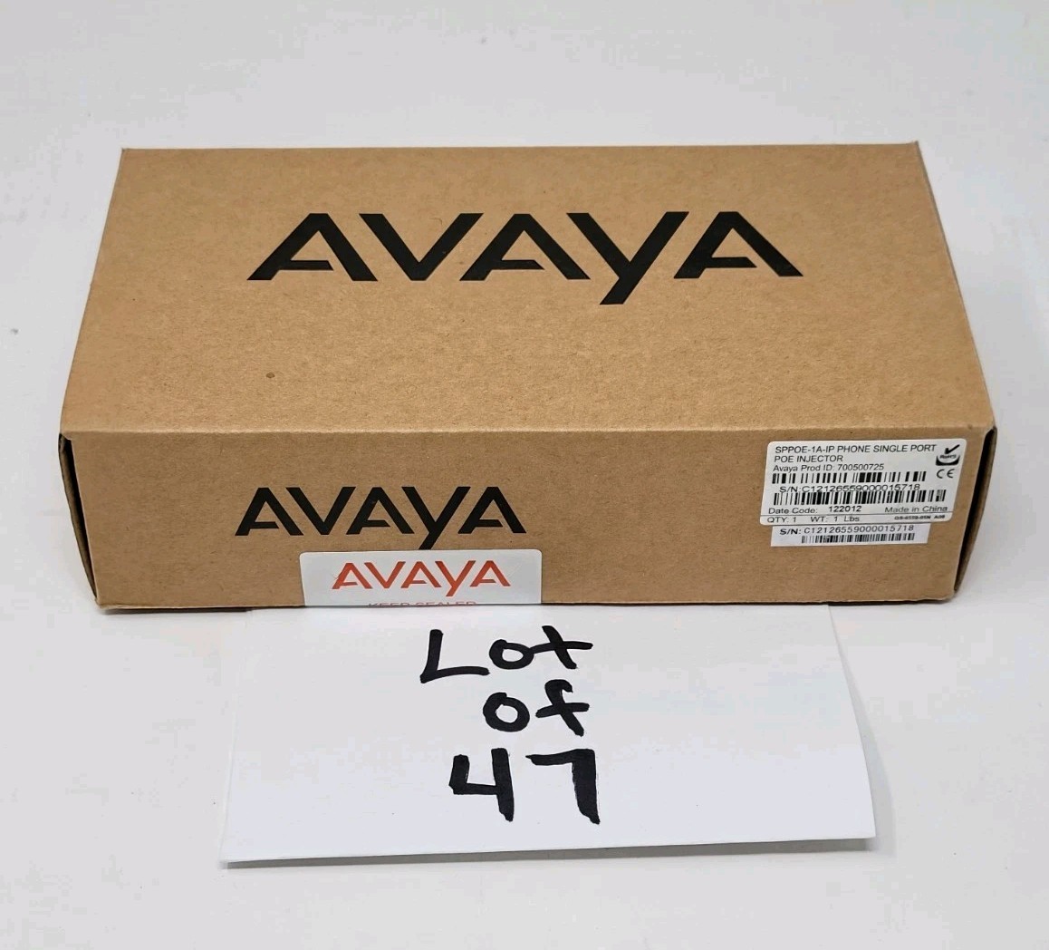 AVAYA SPPOE-1A-IP Phone single Port POE Injector