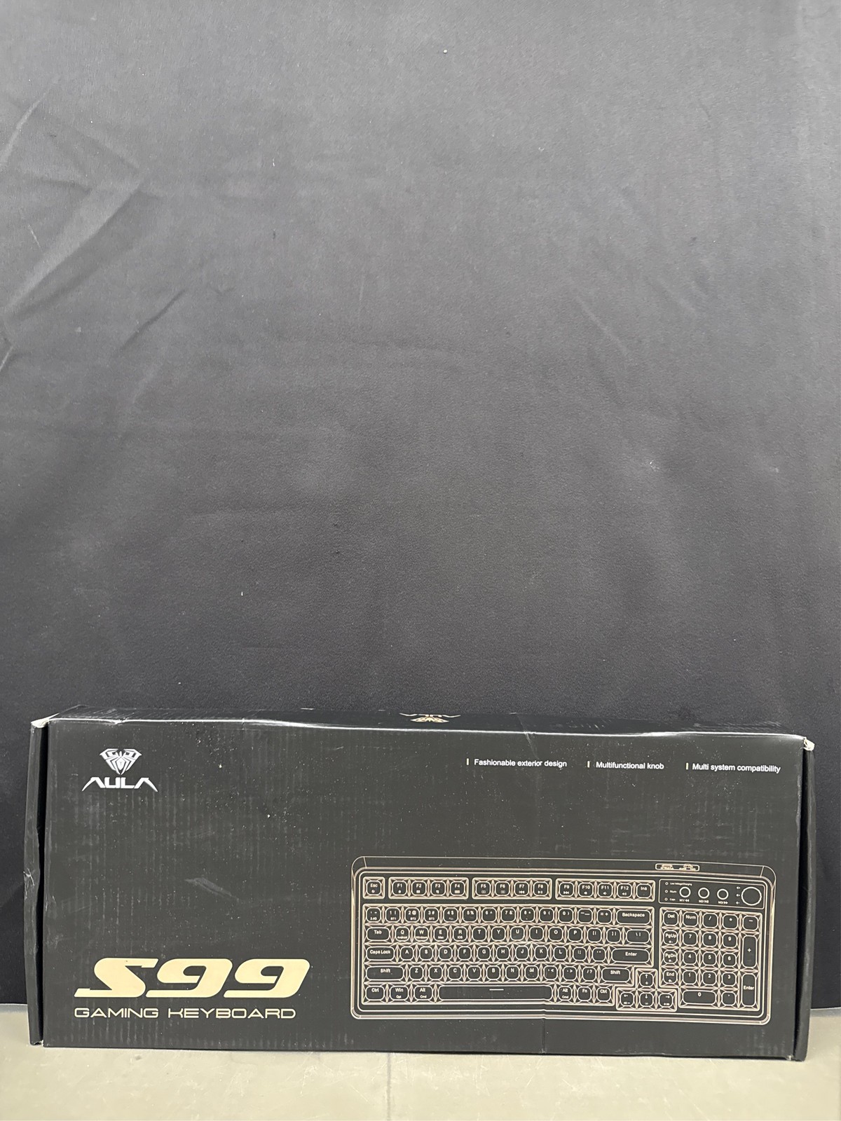 AULA S99-Key Tri-Mode Creamy RGB Gaming Keyboard, Backlit, Numpad & Knob, Pink 1