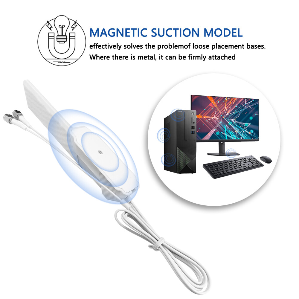 SFF WiFi6 Antenna adapter For ASRock B850M PRO-A WIFI/B850M Pro RS WiFi White