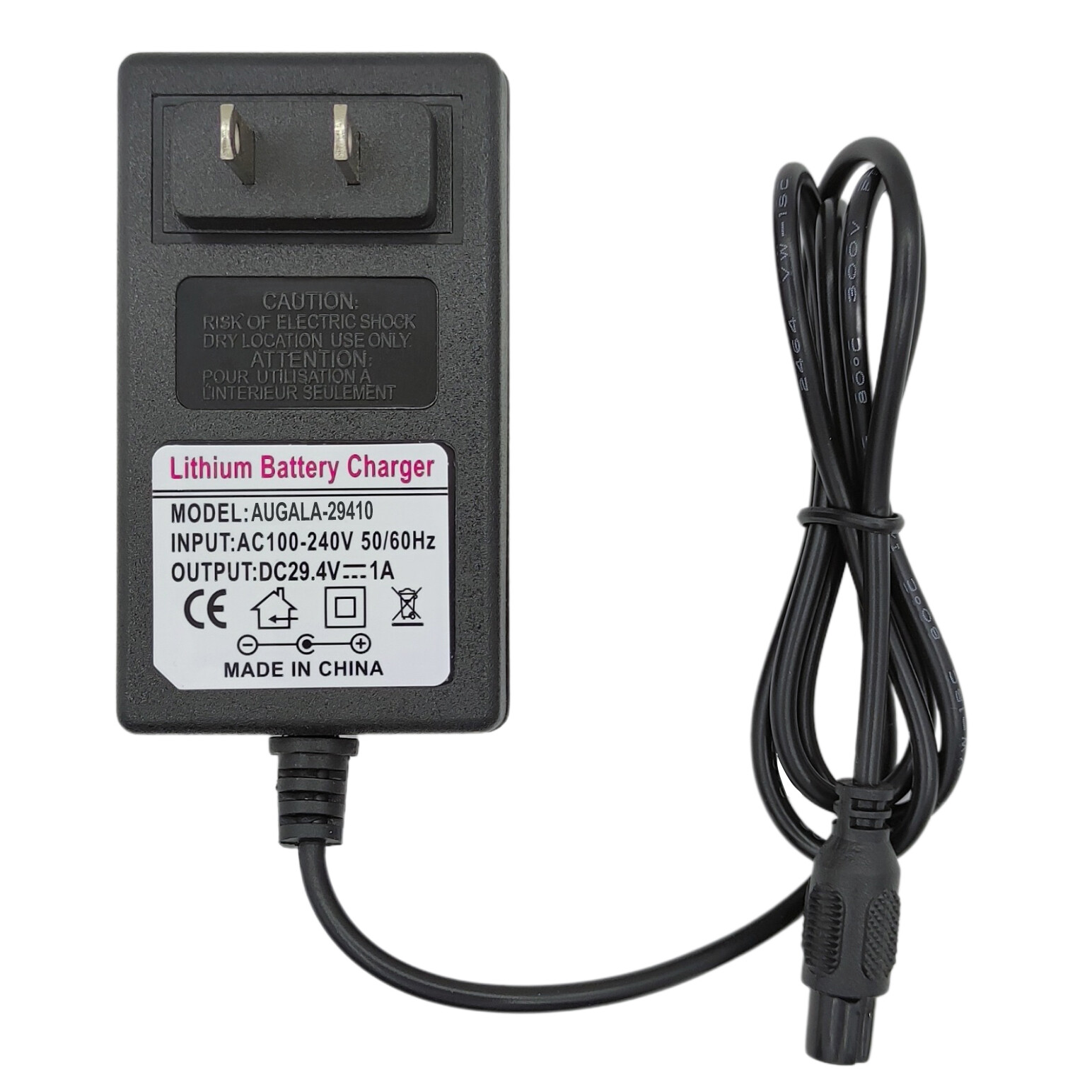 3-Prong AC Adapter For Hover-1 Superstar  Hoverboard Auto Shut off