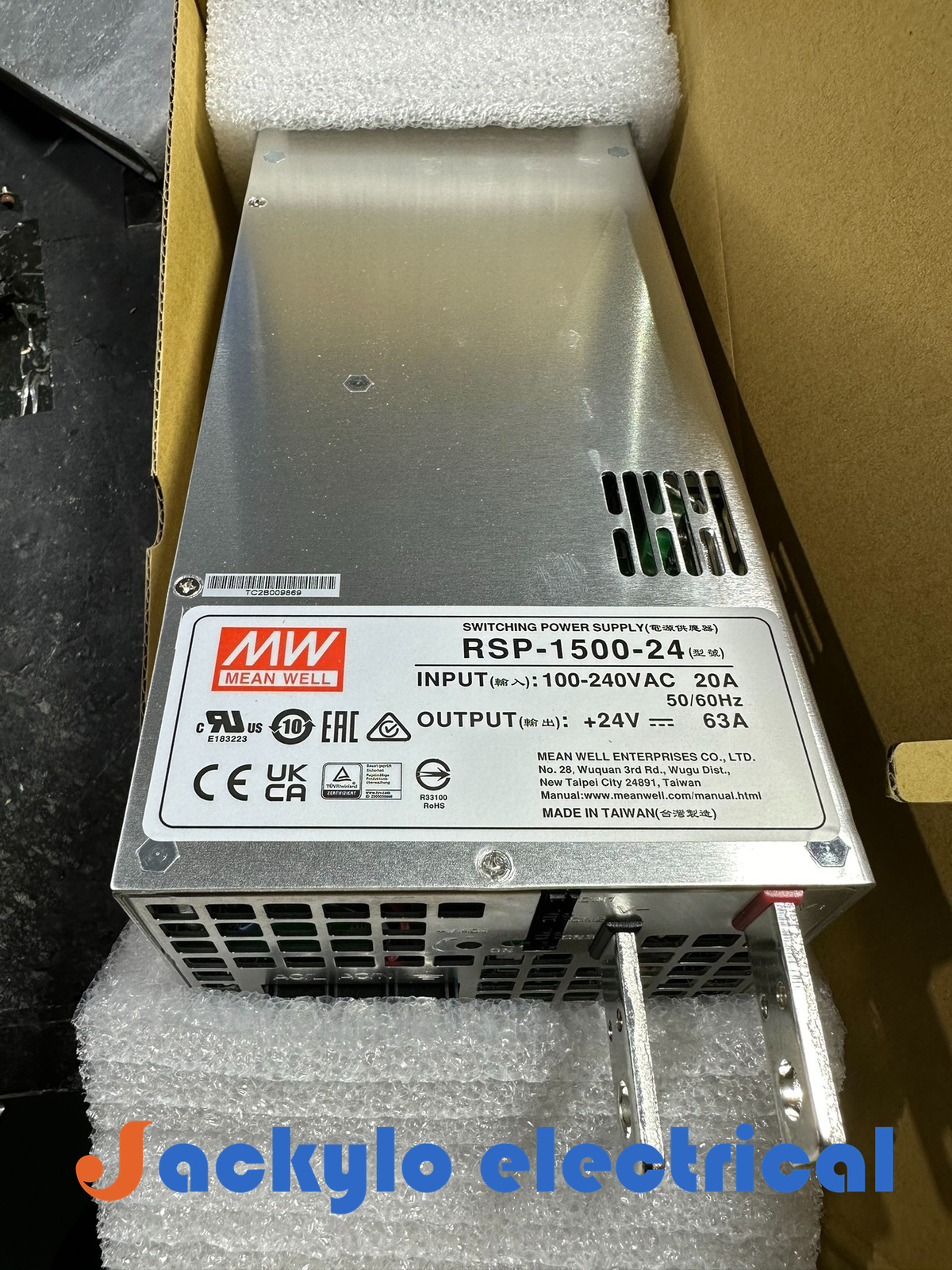 1pcs NEW MEAN WELL RSP-1500-24 Switching Power Supply  with warranty Duty-free