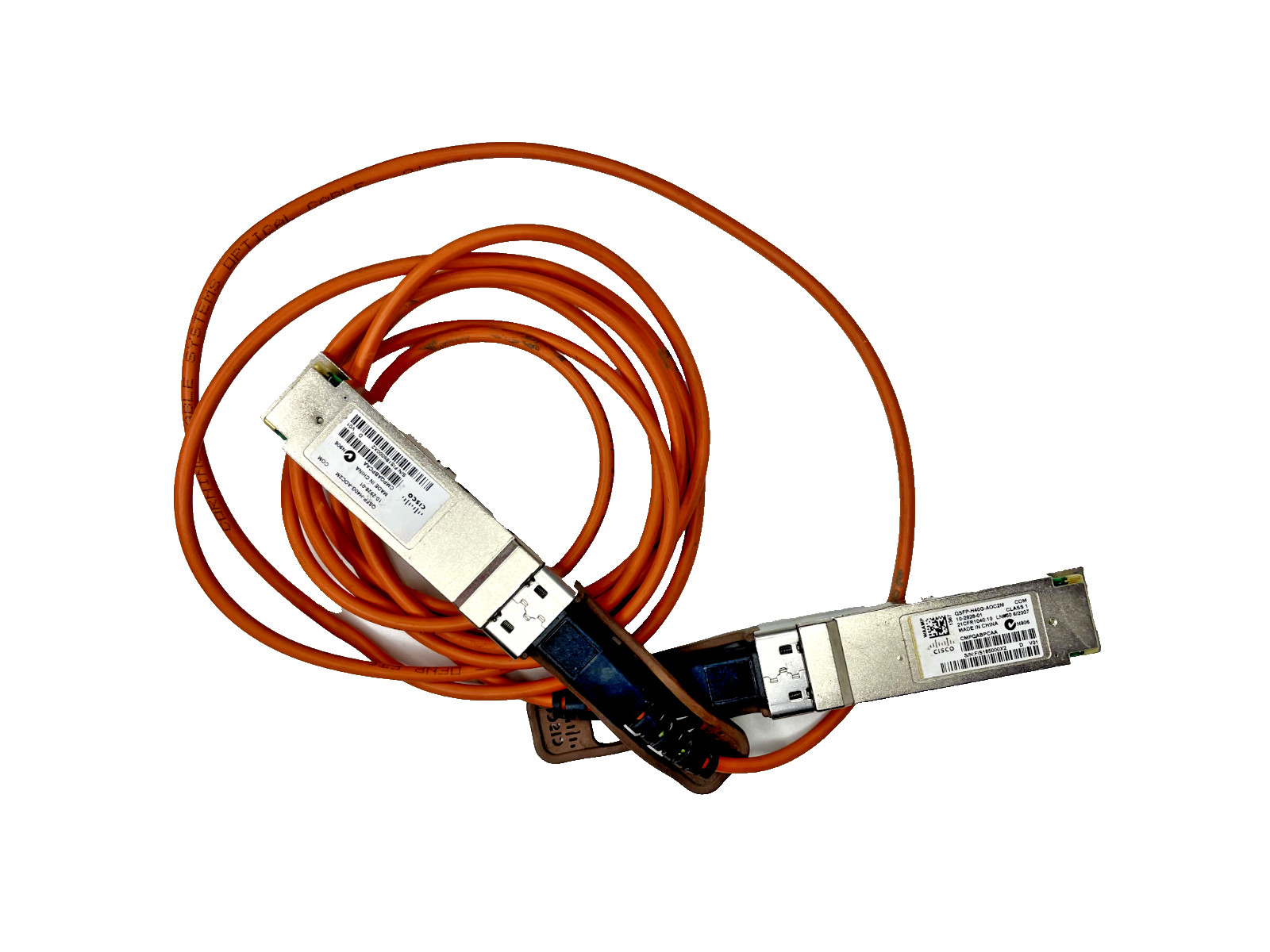 Cisco QSFP-H40G-AOC2M Ethernet Transceiver 40G QSFP Active Optical Cable - 2m