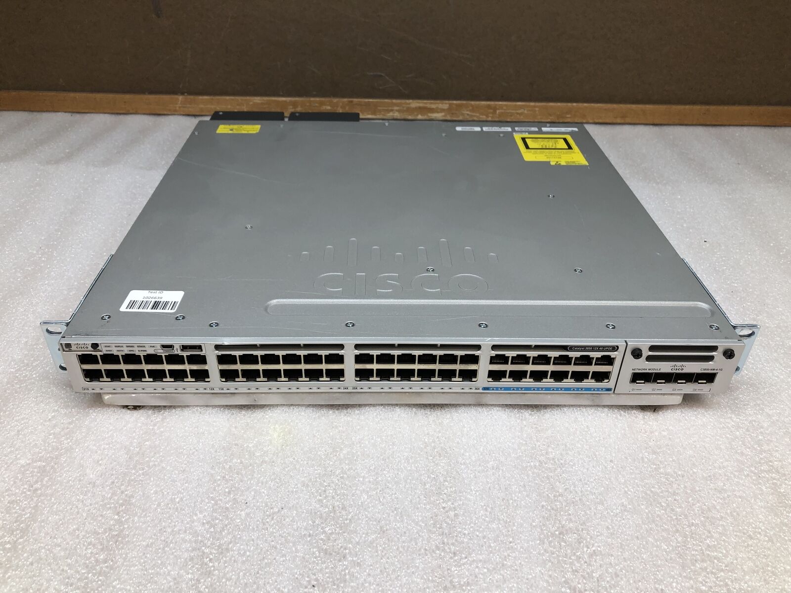 Cisco Catalyst 3850 12X 48 UPoE Gigabyte Ethernet Network Switch C3850-NM-4-1G