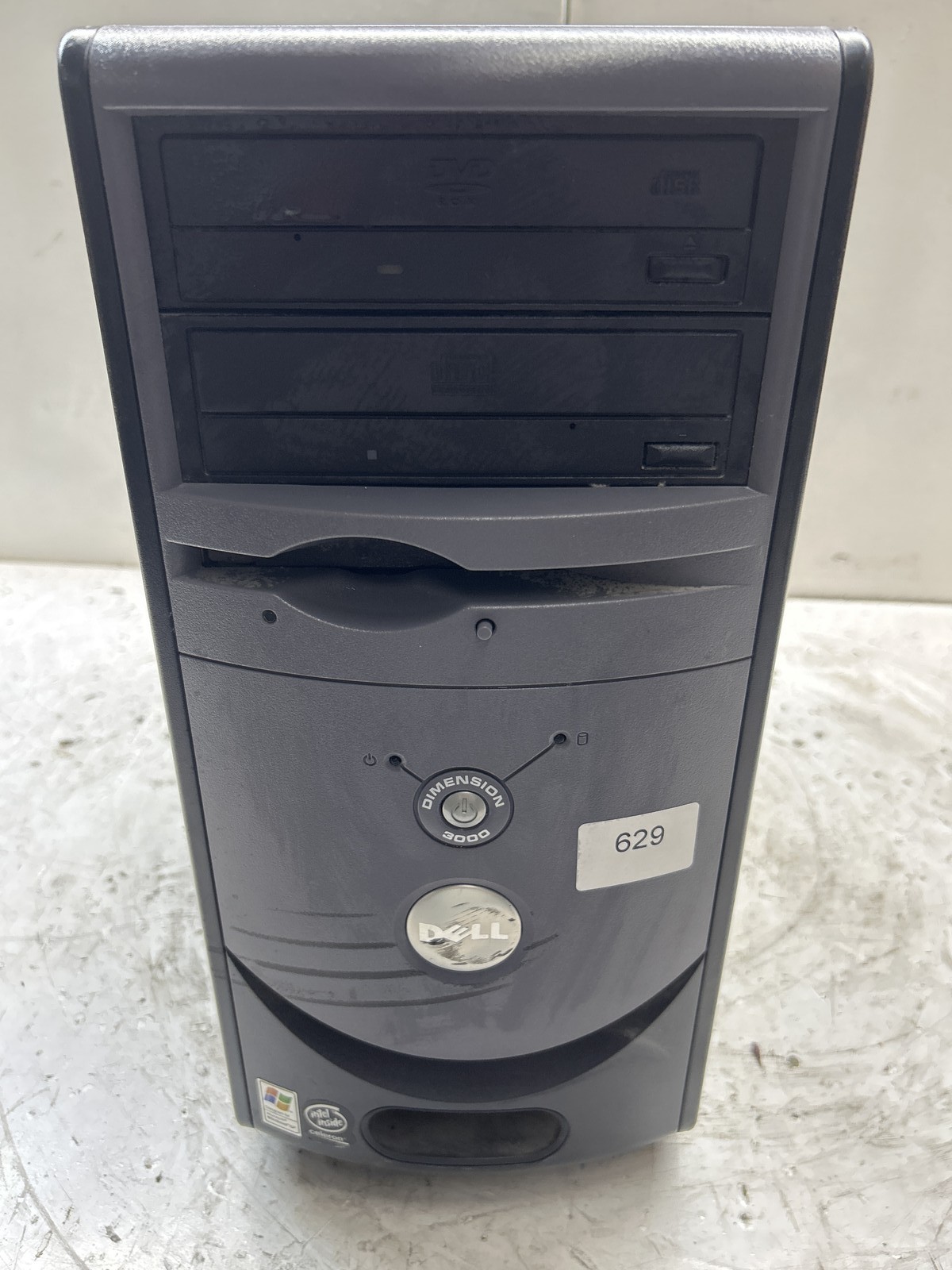 Dell Dimension 3000 Intel Celeron 2.10GHz 256MB 120GB SSD Windows 98