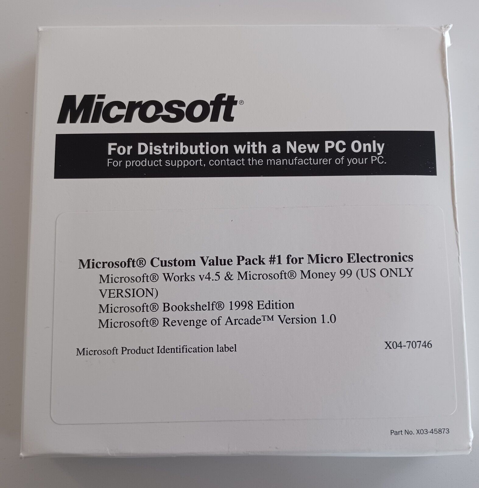Vintage Microsoft Works Software V4.5 Bundle with Bookshelf 1998 and Arcade V1.0