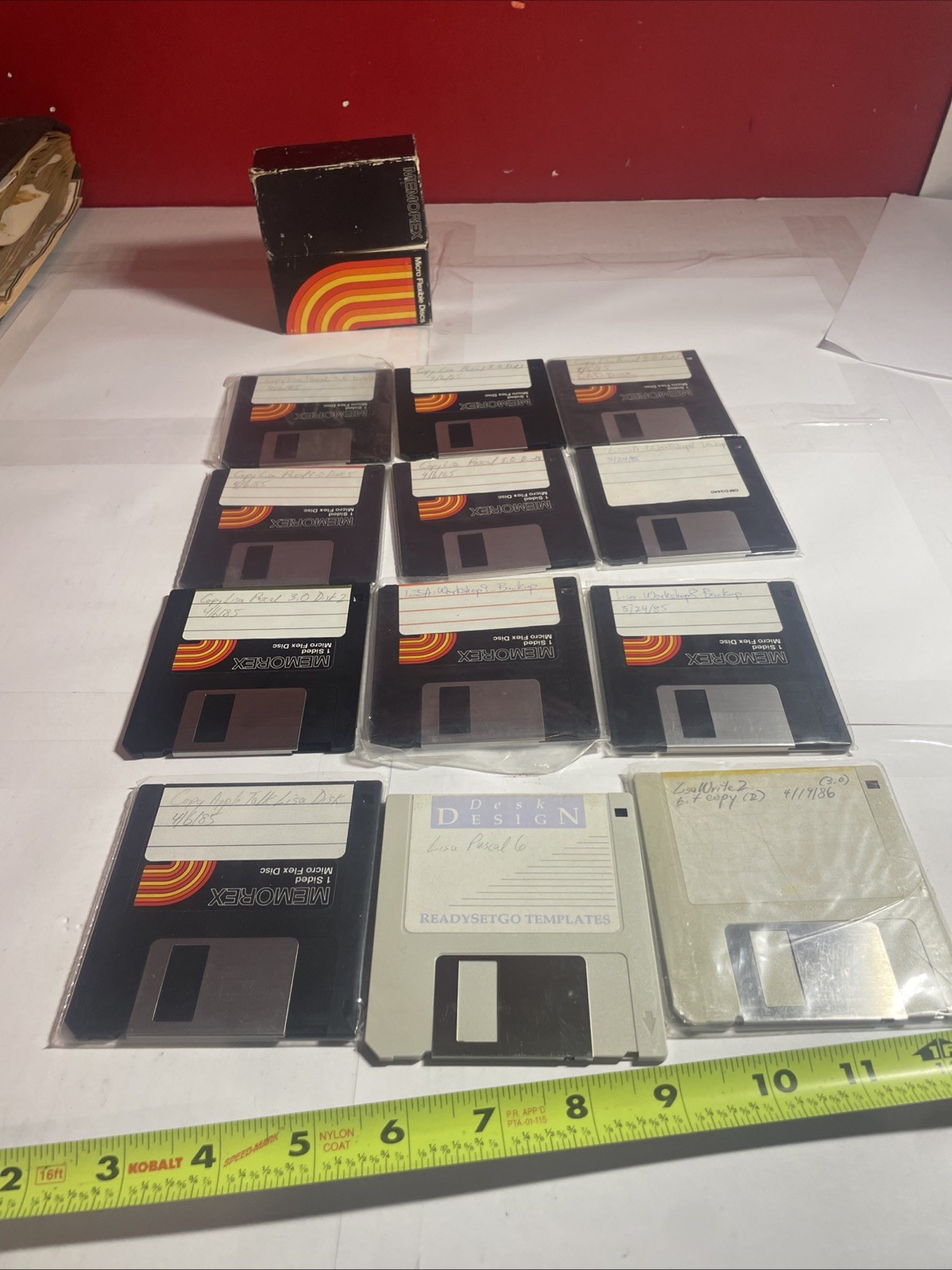 Apple Lisa MacSupplement disk Collection Workshop Copy Disk Computer Lot 2