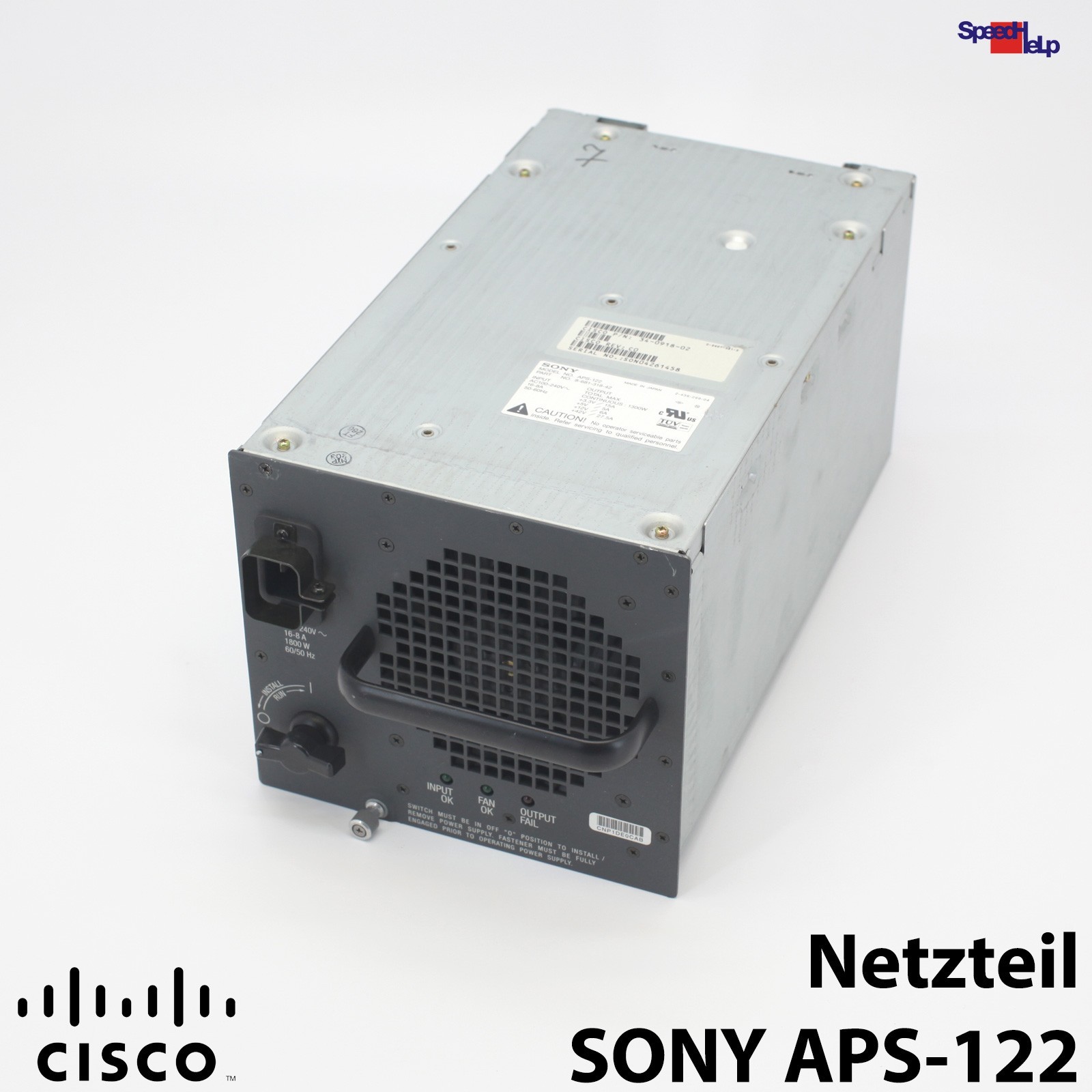 Cisco SONY APS-122 Power Supply Unit PSU for Catalyst 8-681-318-42 34-0918-02