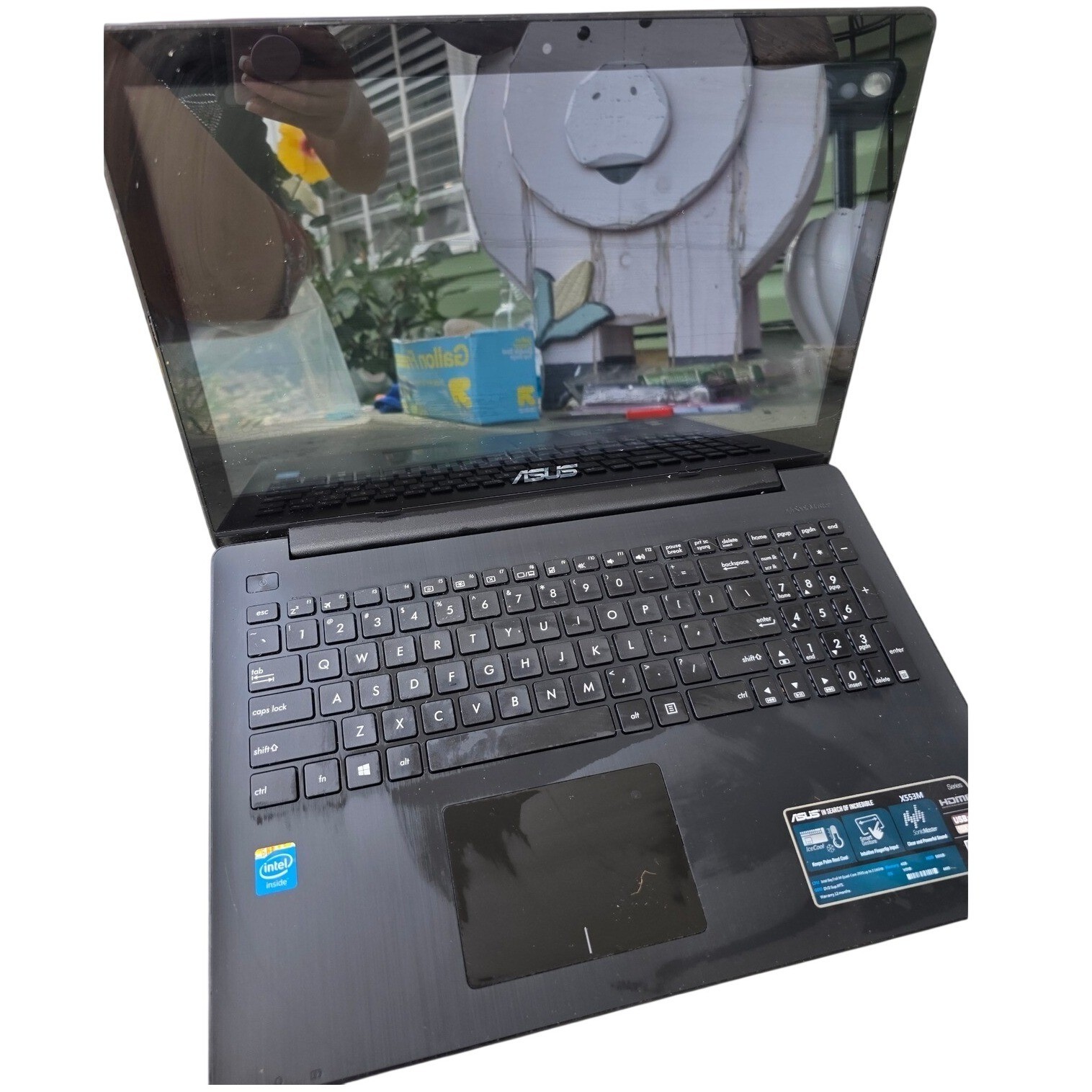 Asus X553M Laptop 16" Intel Quad-Core 2.16GHz 4GB RAM 500GB HDD Black X553MA Z2