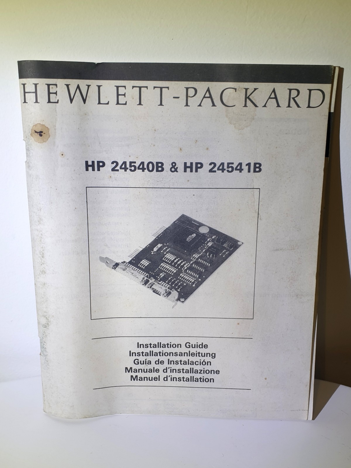 Vintage HP 24540B & HP 24541B (1987/1991) Manual