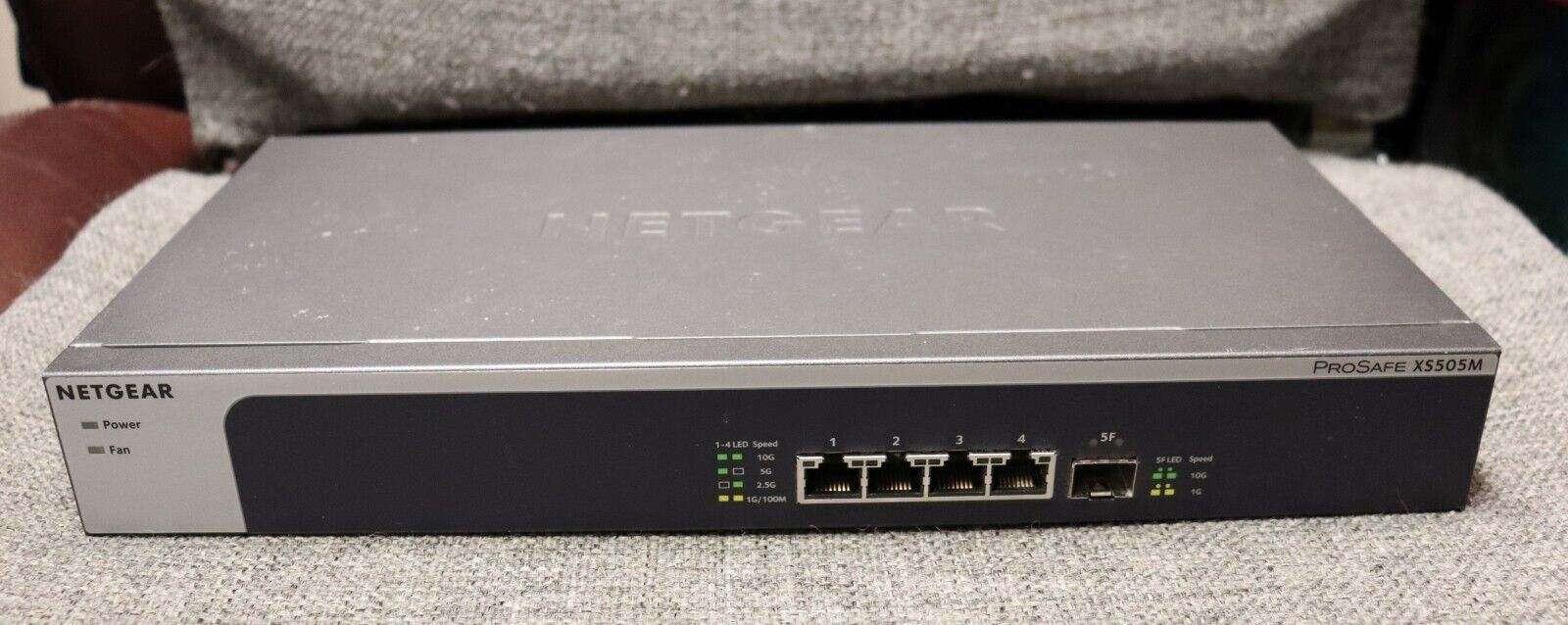 Netgear XS505M Prosafe 5-Port 10G Multi-Gigabit Ethernet Unmanaged Switch SALE