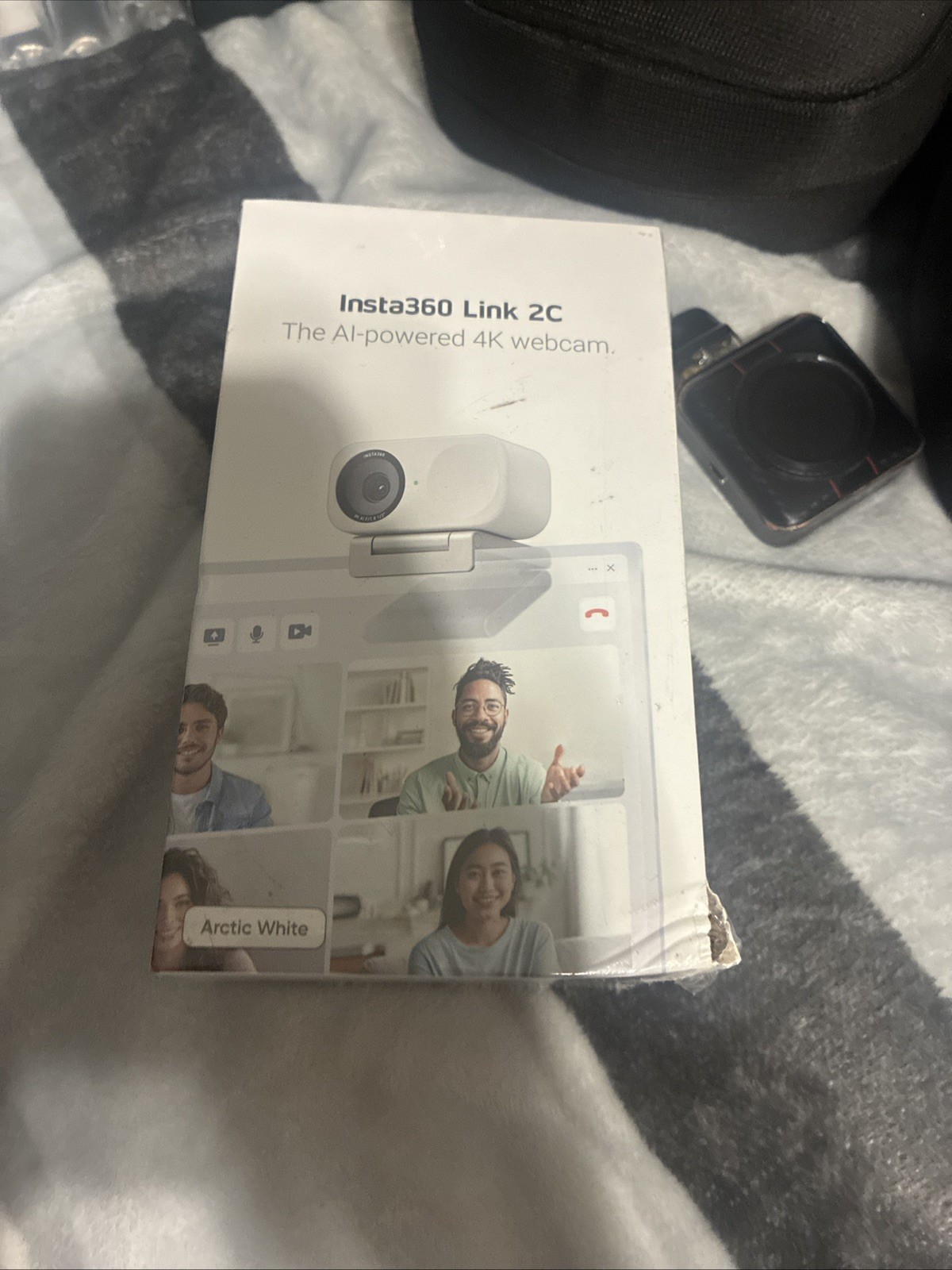 Insta360 Link 2C 4K AI Webcam In White (CMP124165)