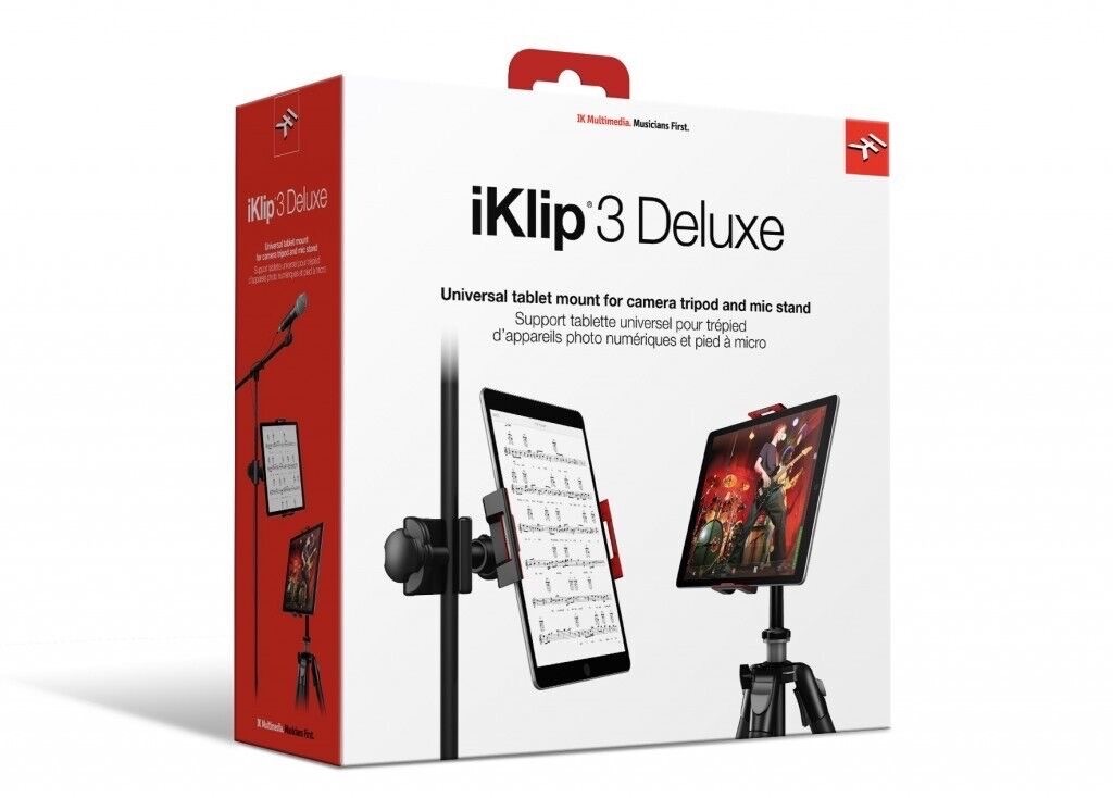IK Multimedia iKlip 3 Universal Mic Stand Support for Tablets